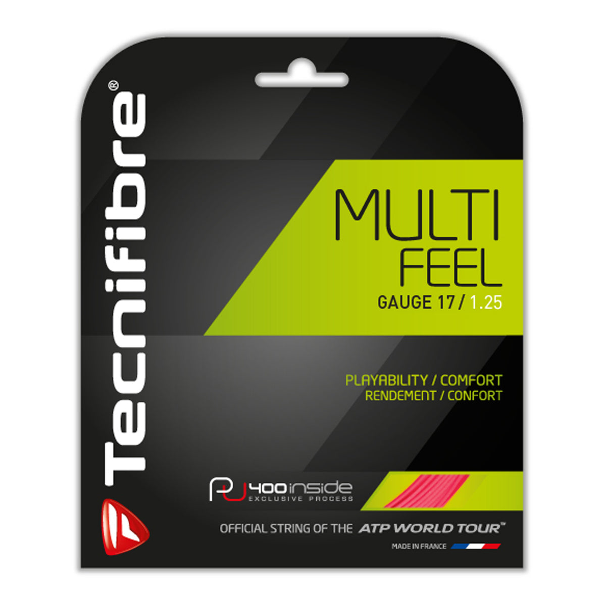 Tecnifibre Multifeel Zestaw naciągów 12,2m - neonowy róż Tecnifibre Multifeel Zestaw naciągów 12,2m - neonowy róż