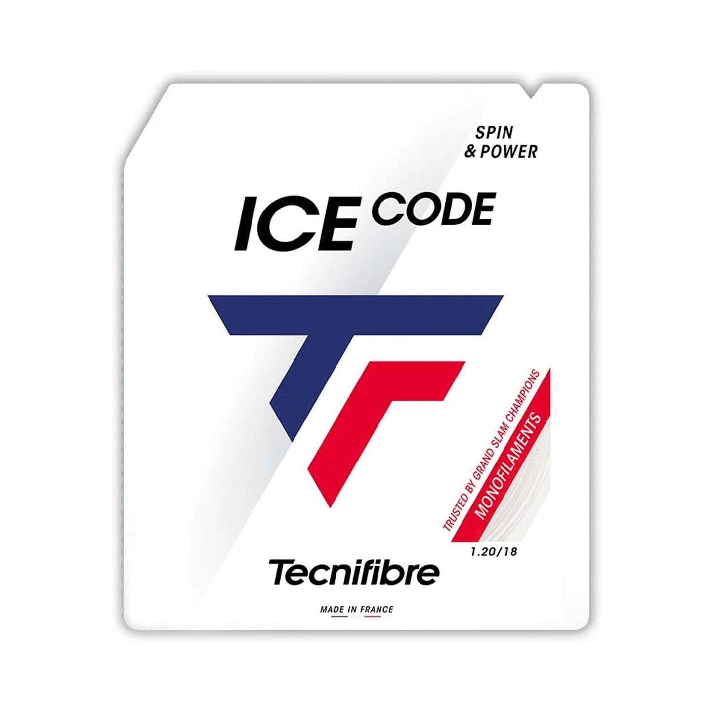 Tecnifibre Ice Code Zestaw Naciągów 12m-Biały Tecnifibre Ice Code Zestaw Naciągów 12m-Biały
