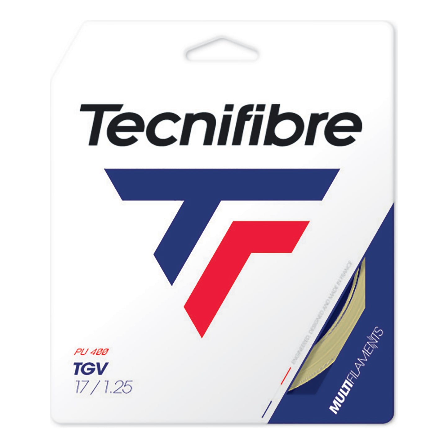 Tecnifibre TGV 12m Zestaw Naciągów-Nude Tecnifibre TGV 12m Zestaw Naciągów-Nude