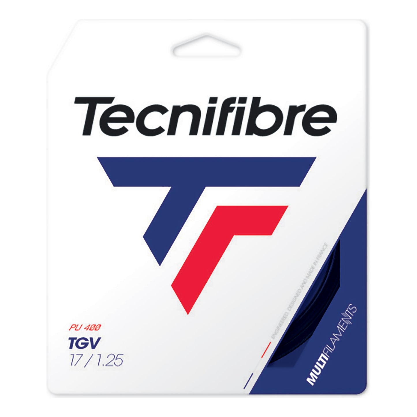 Tecnifibre TGV 12m Zestaw Naciągów-Czarny Tecnifibre TGV 12m Zestaw Naciągów-Czarny