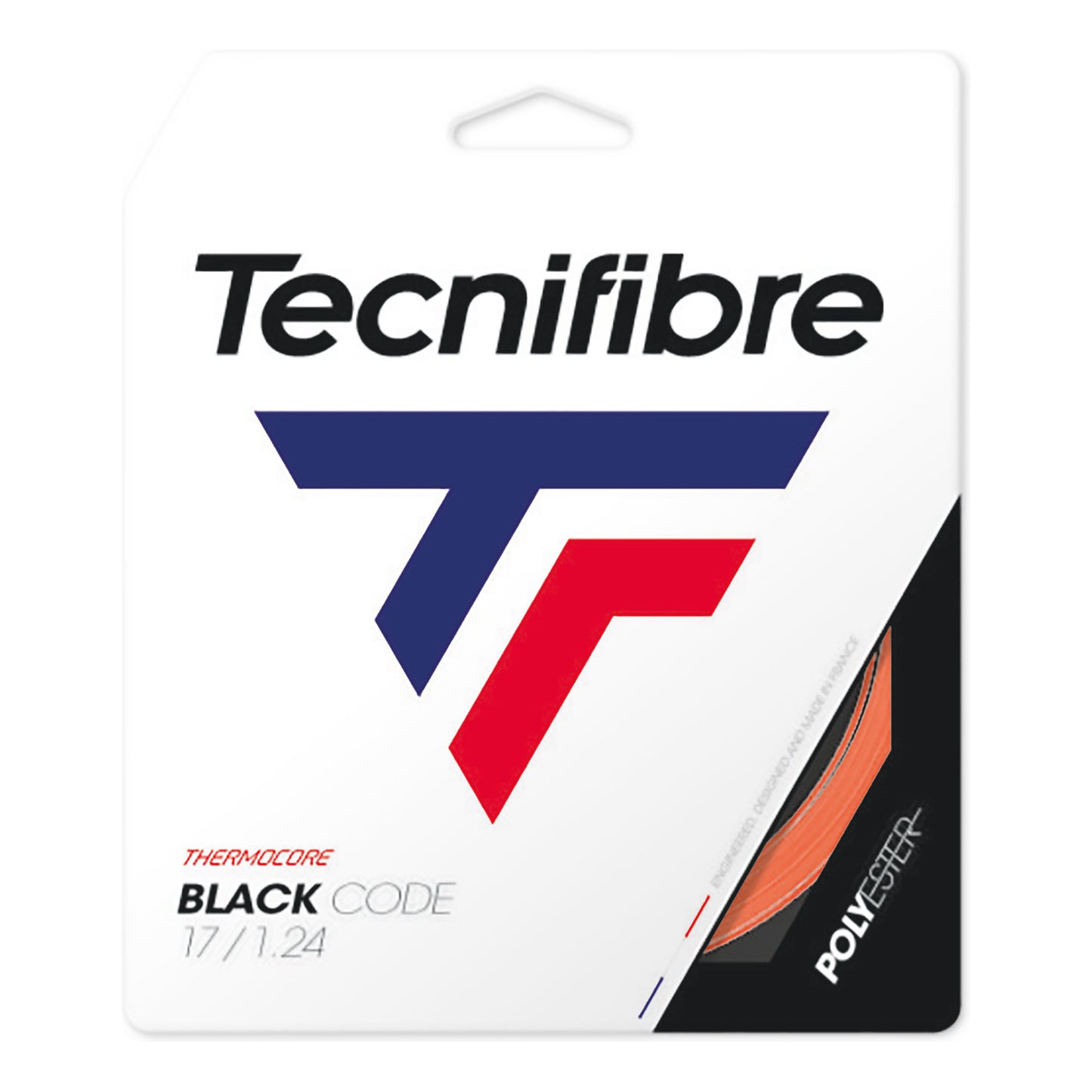 Tecnifibre Black Code 12m Zestaw Naciągów-Pomarańczowy,Czerwony Tecnifibre Black Code 12m Zestaw Naciągów-Pomarańczowy,Czerwony