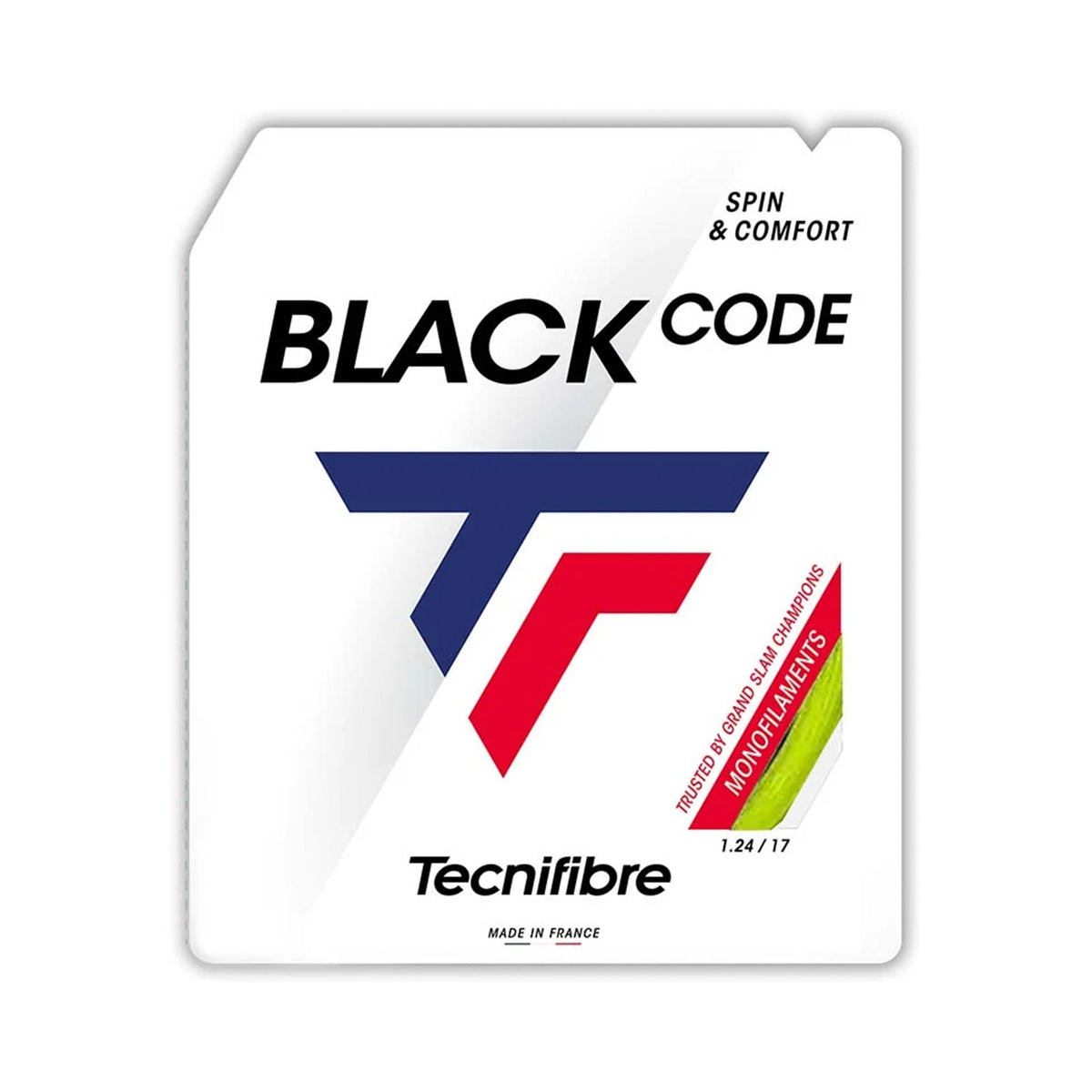 Tecnifibre Black Code 12m Zestaw Naciągów-Limonka Tecnifibre Black Code 12m Zestaw Naciągów-Limonka