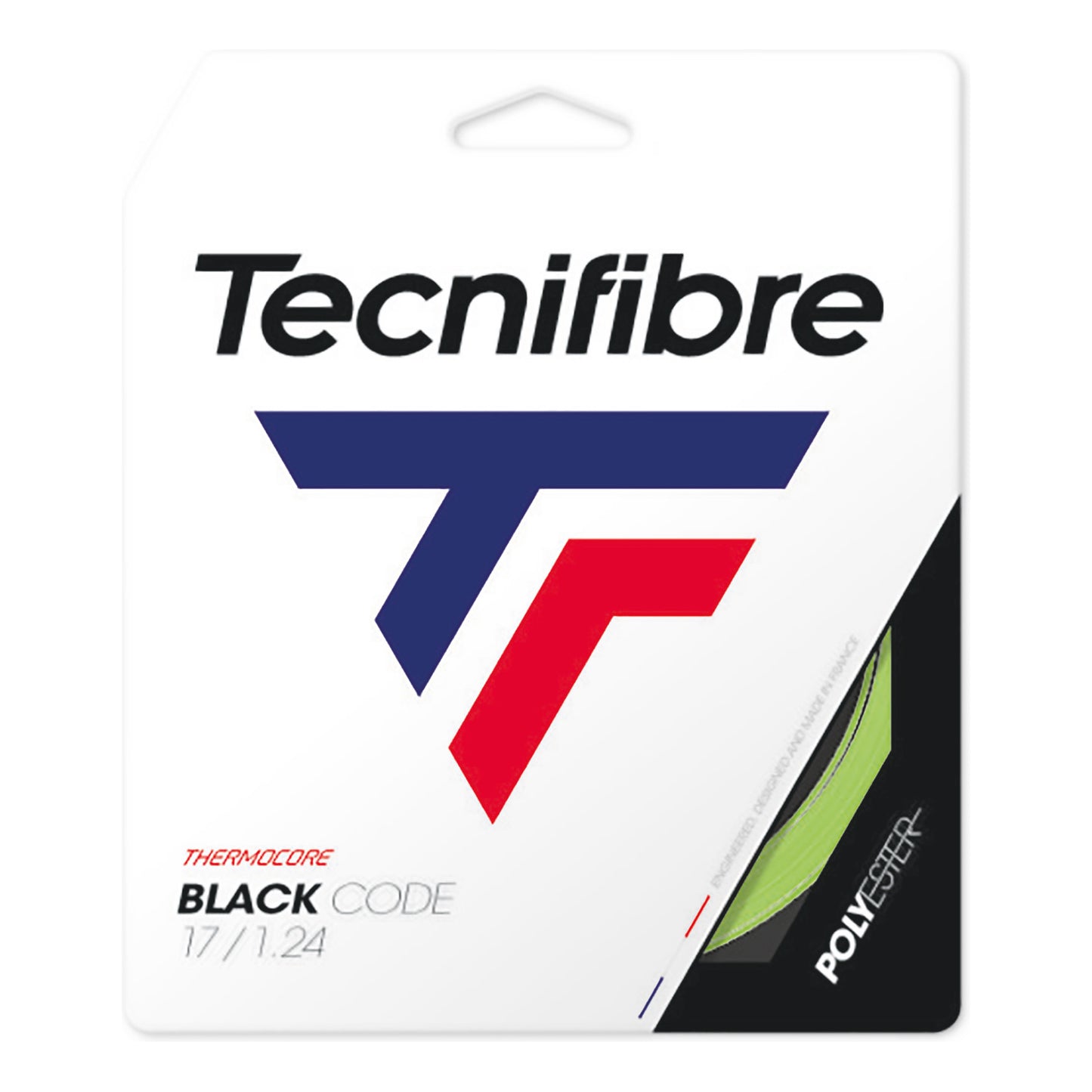Tecnifibre Black Code 12m Zestaw Naciągów-Limonka Tecnifibre Black Code 12m Zestaw Naciągów-Limonka