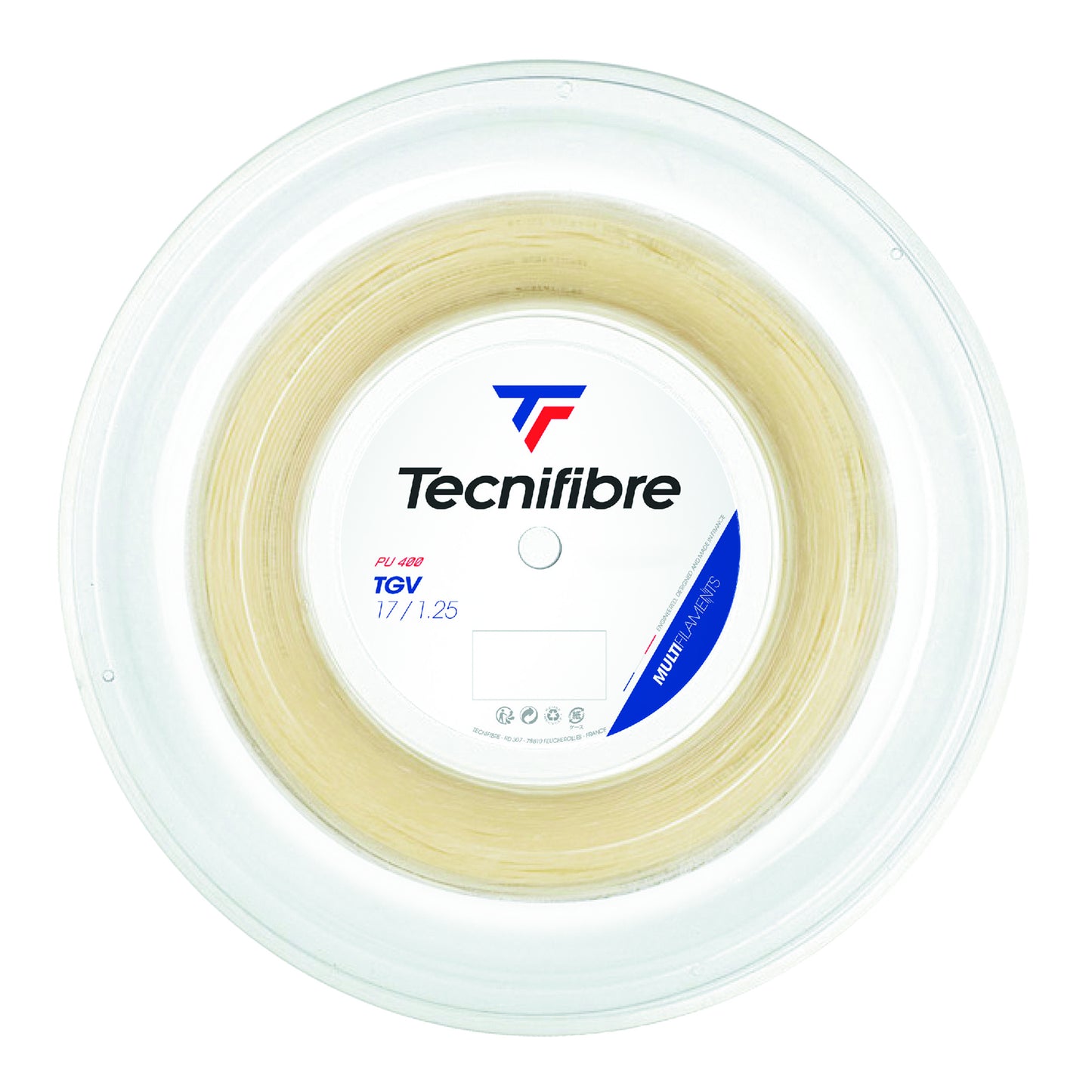Tecnifibre TGV 200m Szpula Do Naciągów-Nude Tecnifibre TGV 200m Szpula Do Naciągów-Nude