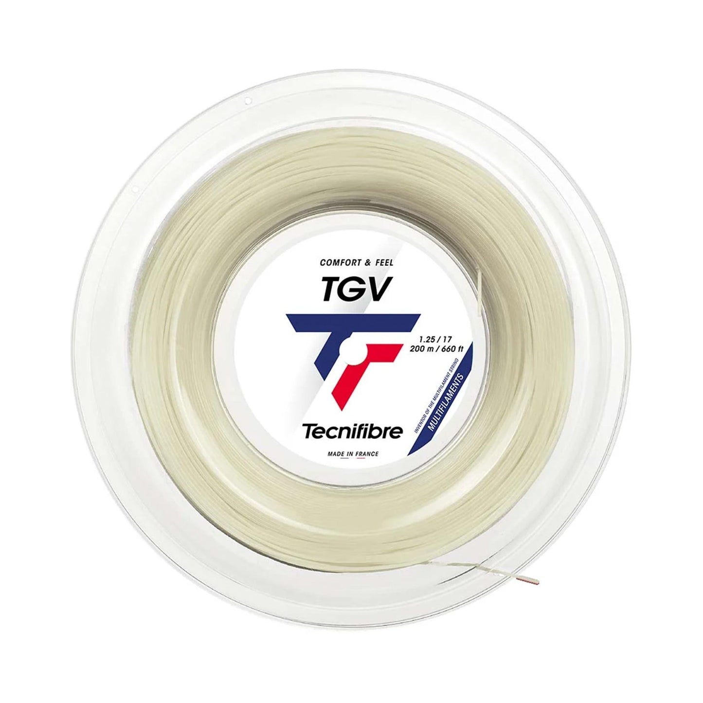 Tecnifibre TGV 200m Szpula Do Naciągów-Nude Tecnifibre TGV 200m Szpula Do Naciągów-Nude