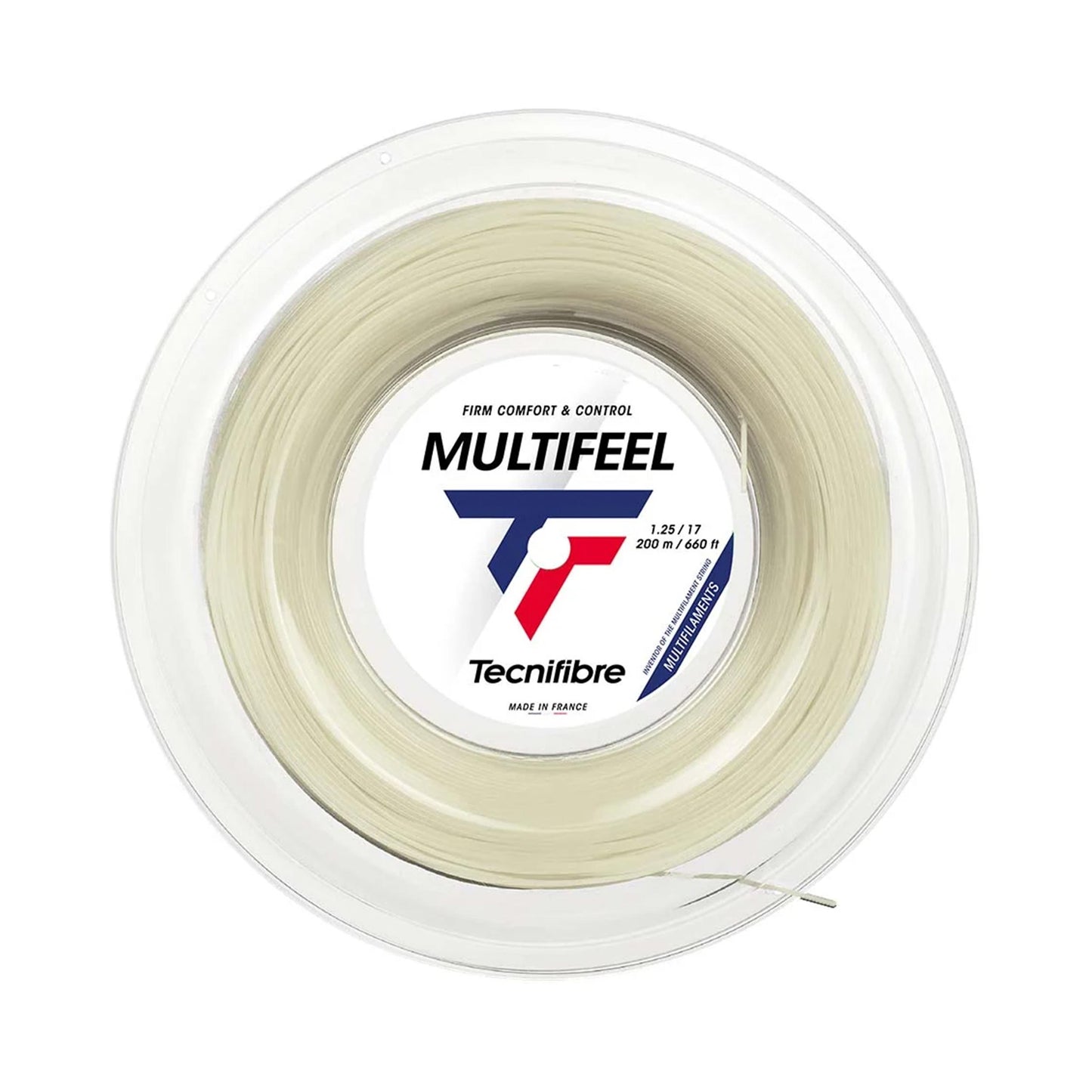 Tecnifibre Multifeel 200m Szpula Do Naciągów-Nude Tecnifibre Multifeel 200m Szpula Do Naciągów-Nude