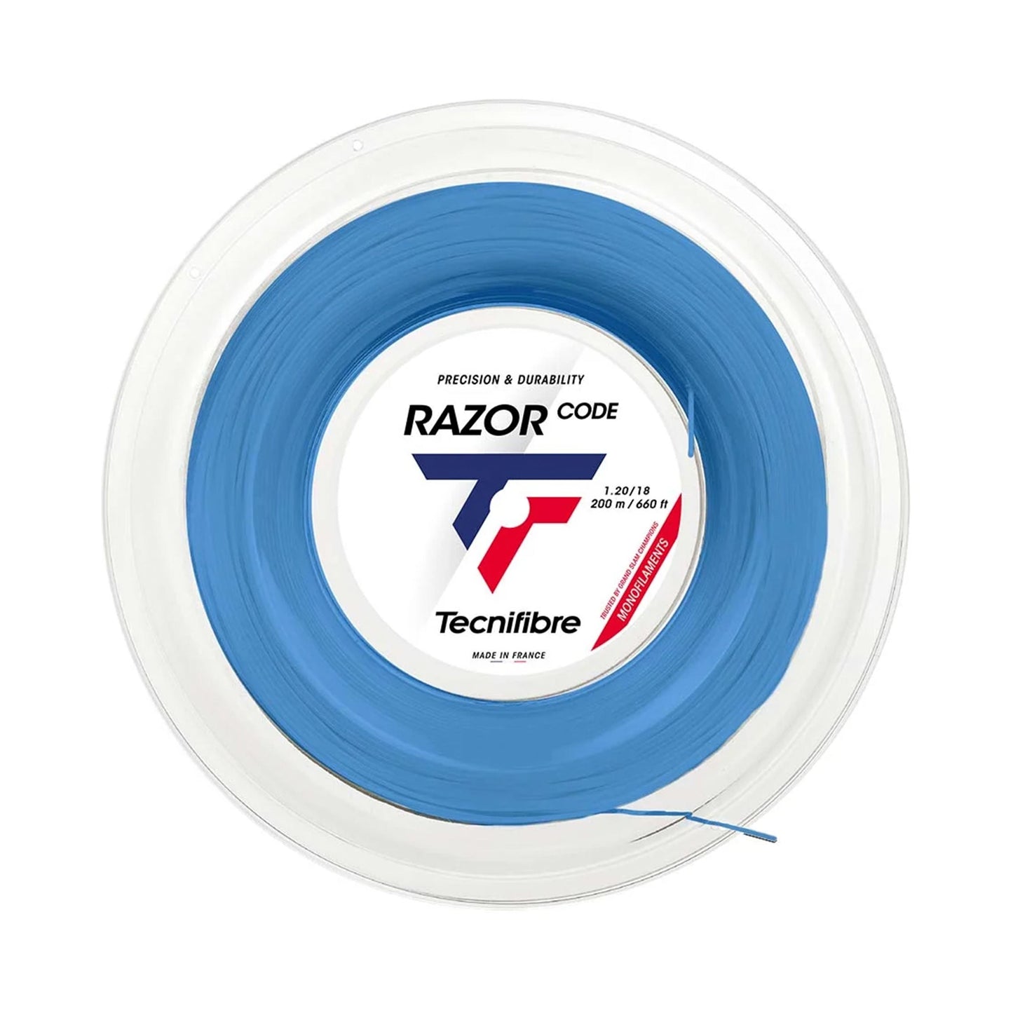 Tecnifibre Razor Code 200m Szpula Do Naciągów-Niebieski Tecnifibre Razor Code 200m Szpula Do Naciągów-Niebieski