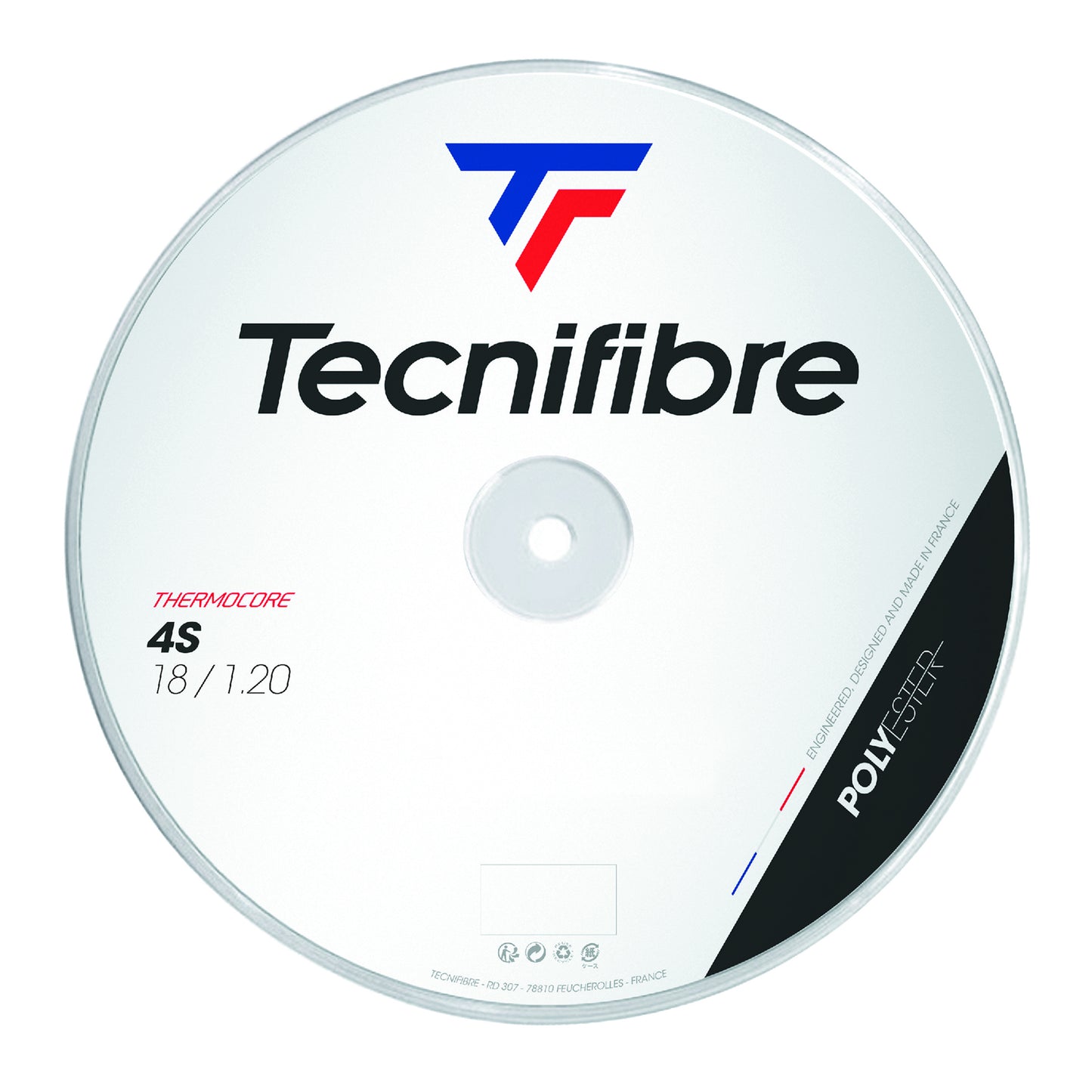 Tecnifibre Black Code 4S 200m Szpula Do Naciągów-Czarny Tecnifibre Black Code 4S 200m Szpula Do Naciągów-Czarny