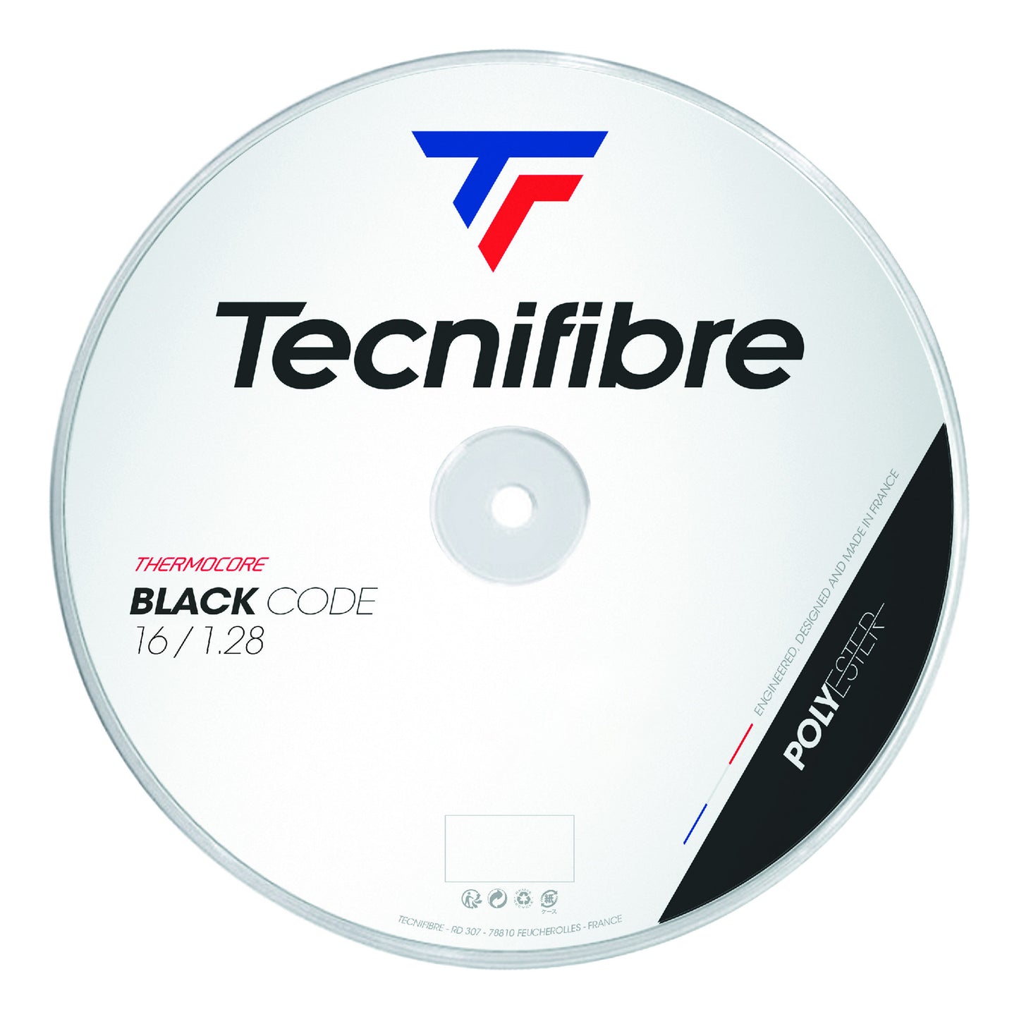 Tecnifibre Black Code Fire 200m Szpula Do Naciągów-Pomarańczowy,Czerwony Tecnifibre Black Code Fire 200m Szpula Do Naciągów-Pomarańczowy,Czerwony