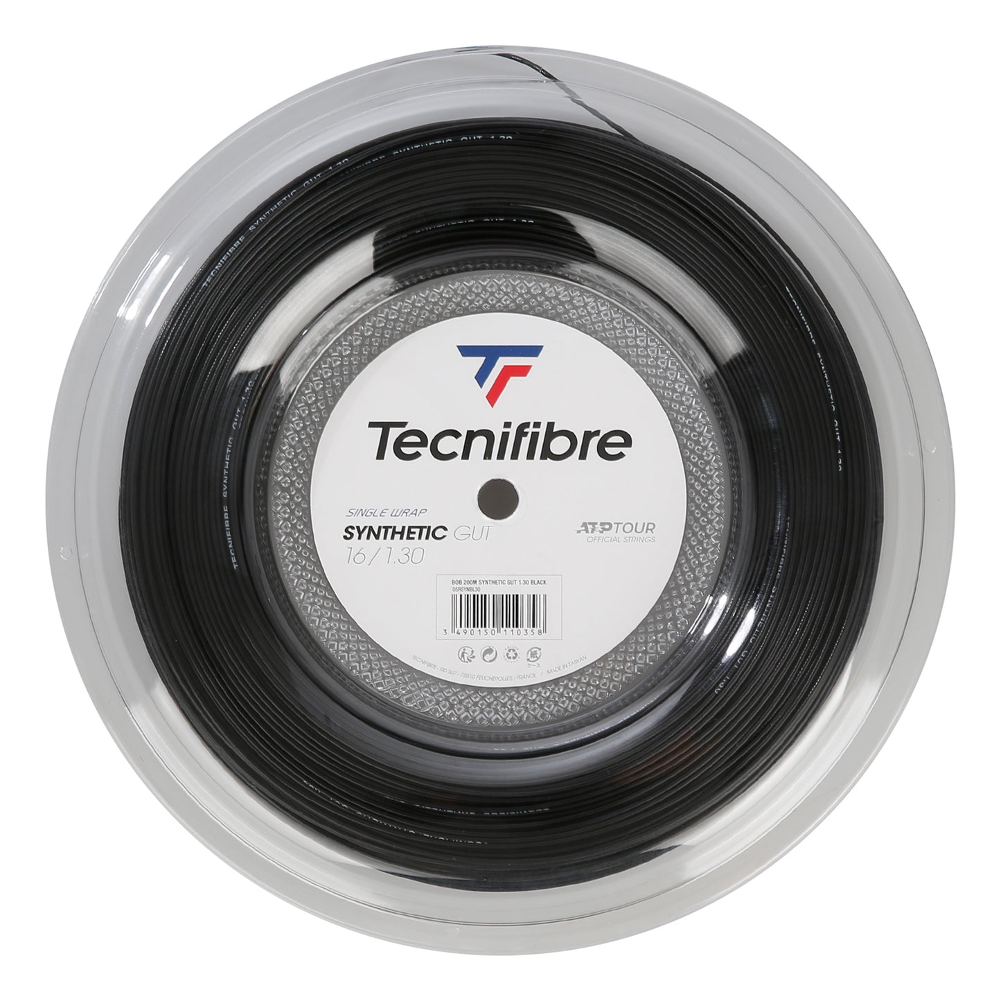 Tecnifibre Synthetic Gut 200m Szpula Do Naciągów-Czarny Tecnifibre Synthetic Gut 200m Szpula Do Naciągów-Czarny
