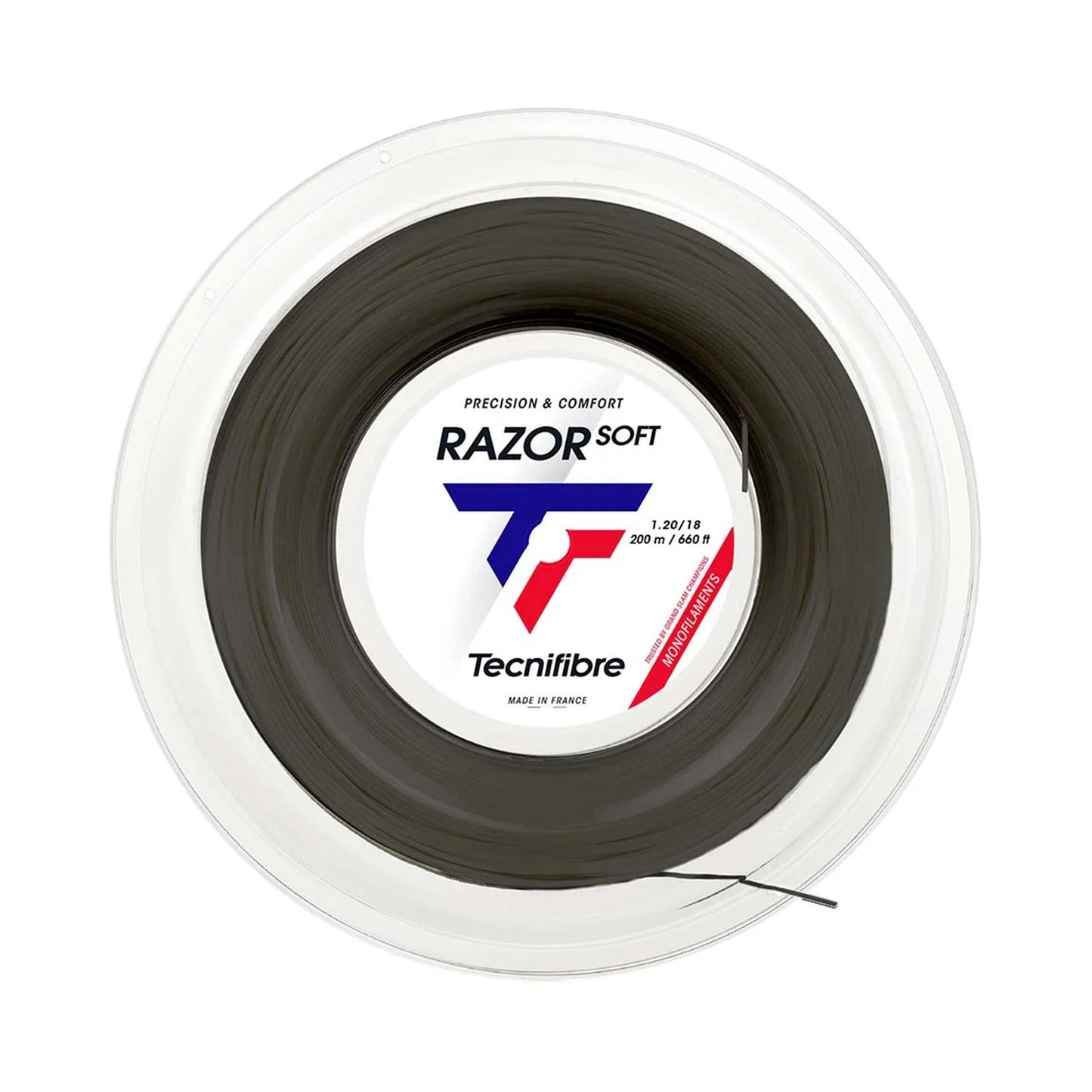 Tecnifibre Razor Soft 200m Szpula Do Naciągów-Szary Tecnifibre Razor Soft 200m Szpula Do Naciągów-Szary
