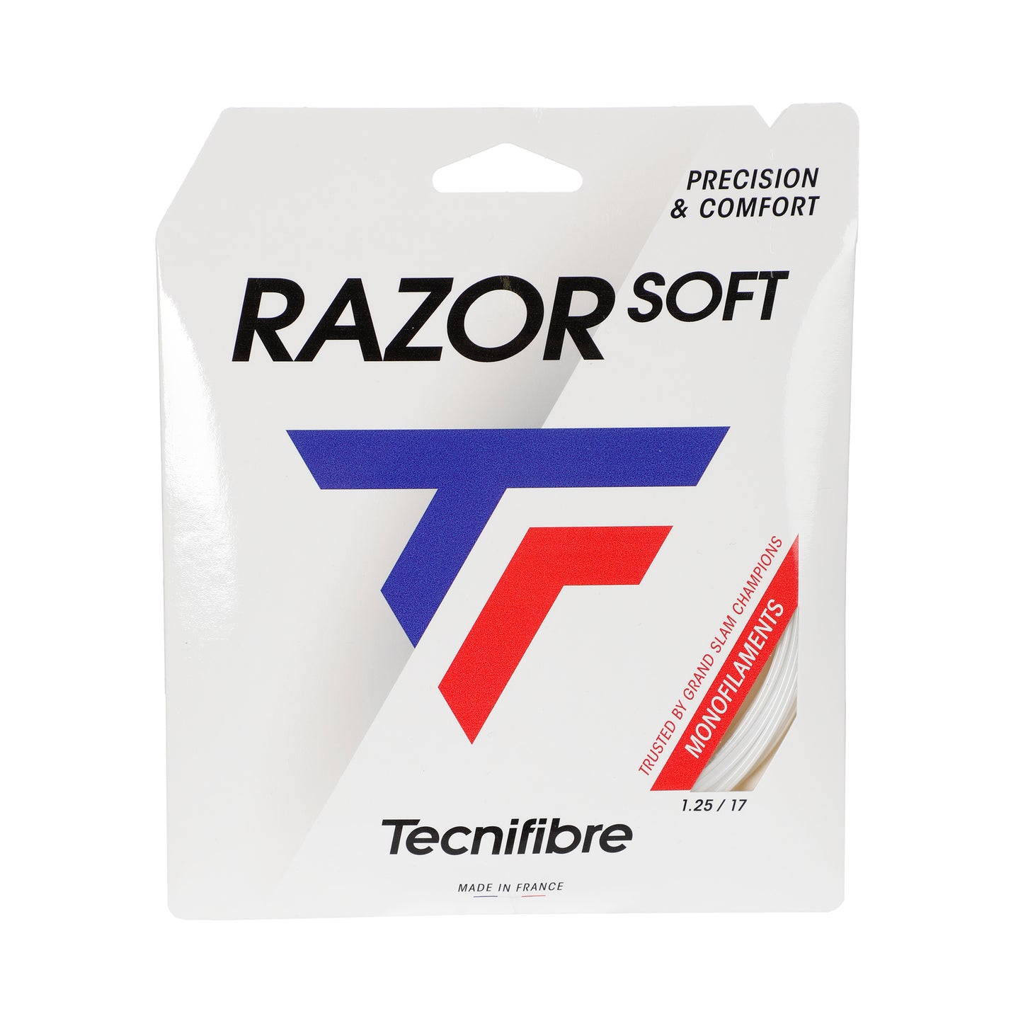 Tecnifibre Razor Soft 12m Zestaw Naciągów-Biały Tecnifibre Razor Soft 12m Zestaw Naciągów-Biały