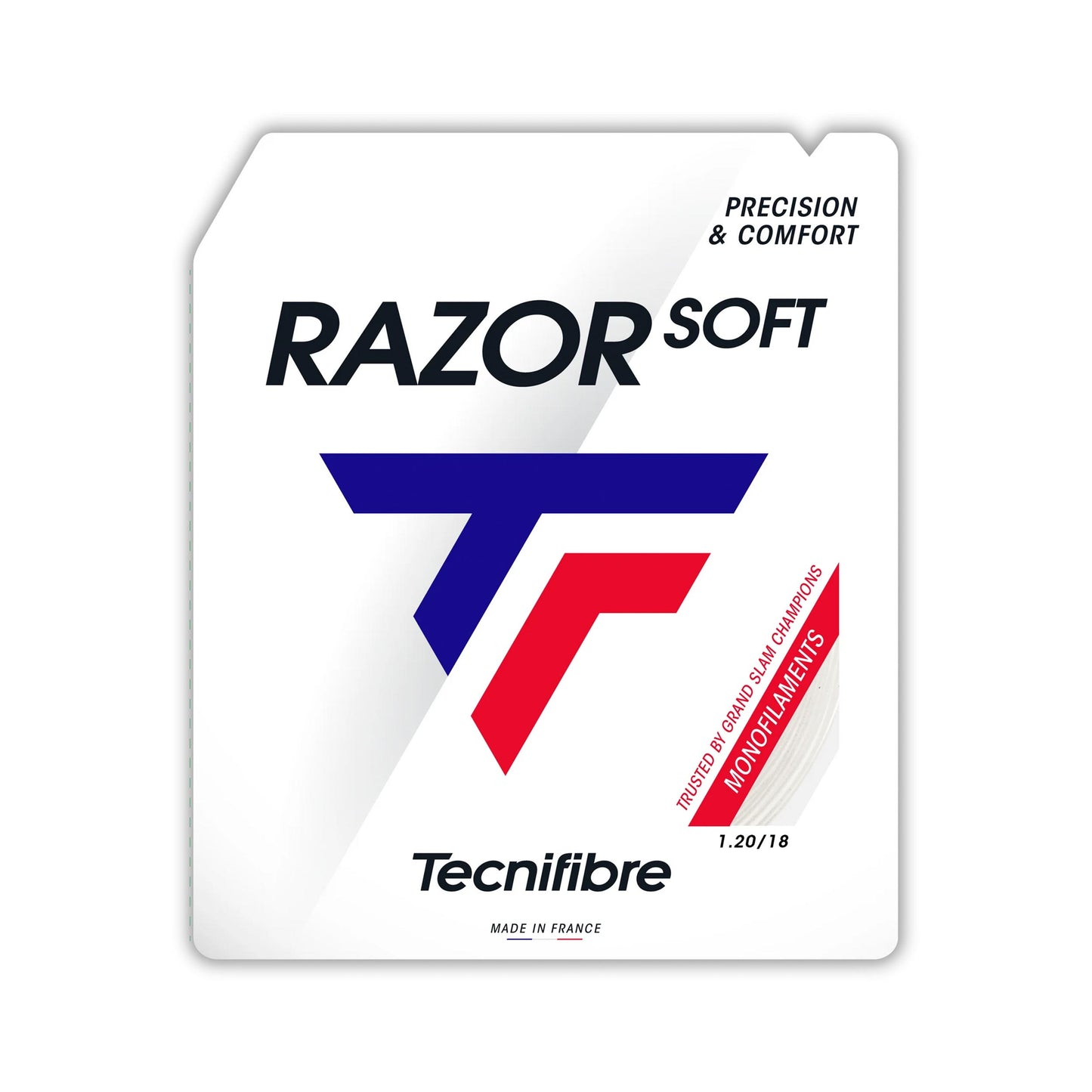 Tecnifibre Razor Soft 12m Zestaw Naciągów-Biały Tecnifibre Razor Soft 12m Zestaw Naciągów-Biały