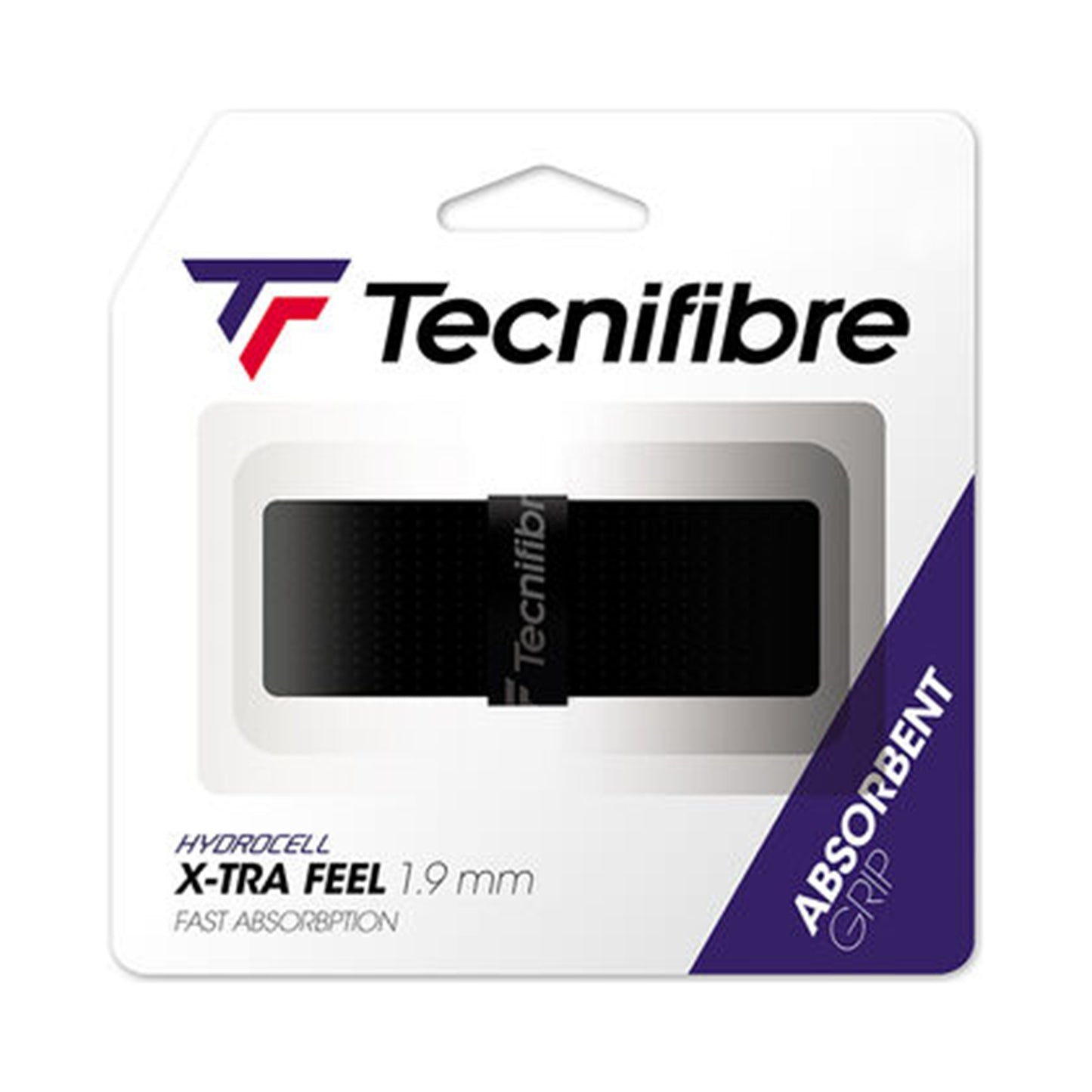 Tecnifibre X-Tra Feel Opakowanie 1 Szt.-Czarny Tecnifibre X-Tra Feel Opakowanie 1 Szt.-Czarny