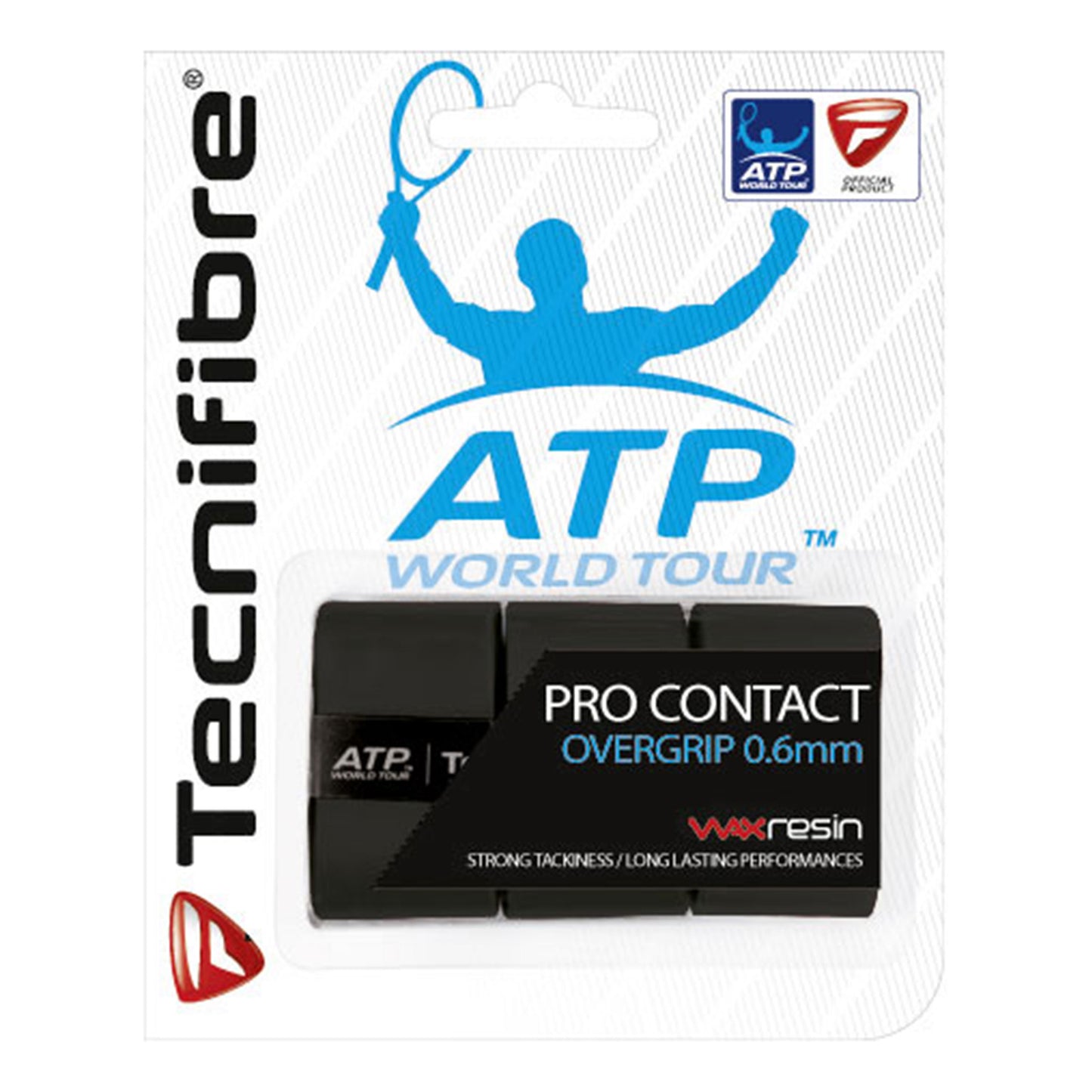 Tecnifibre Contact Pro 3er Opakowanie 3 szt. - czarny Tecnifibre Contact Pro 3er Opakowanie 3 szt. - czarny
