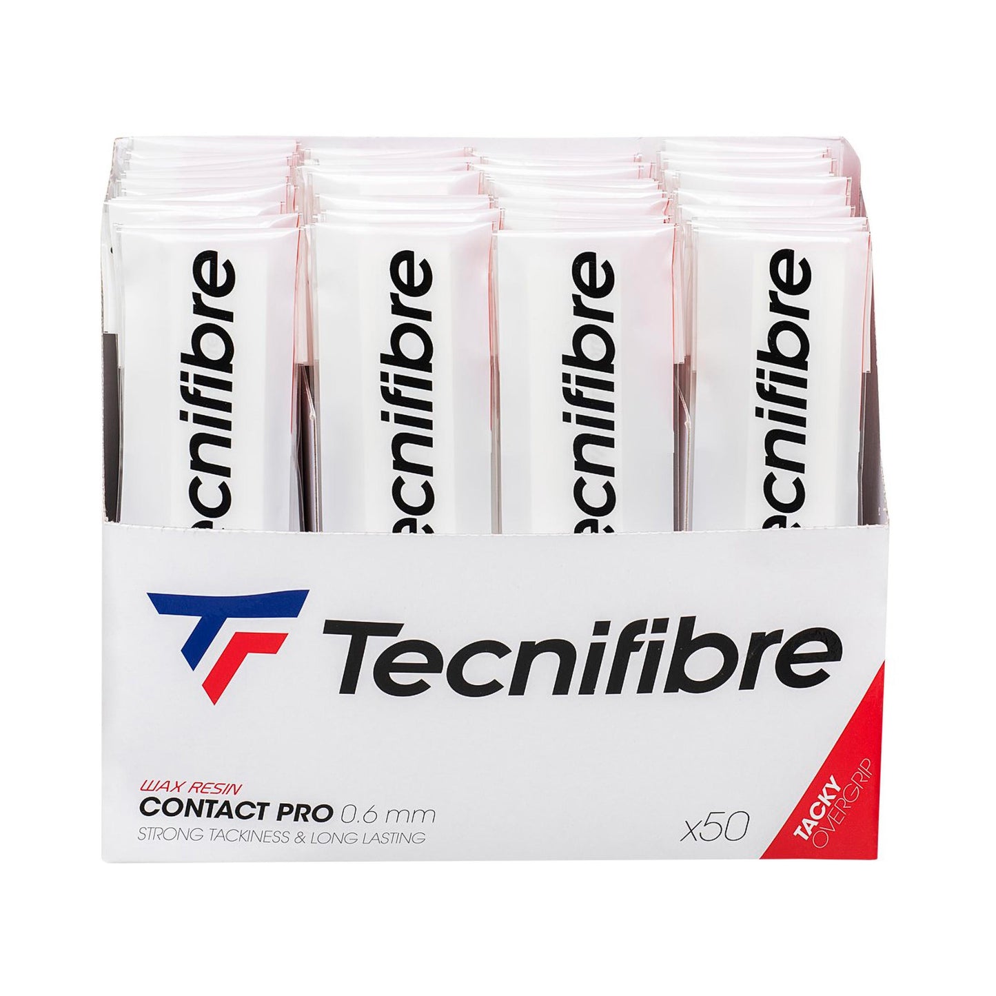 Tecnifibre Contact Pro Opakowanie 50 szt. - biały Tecnifibre Contact Pro Opakowanie 50 szt. - biały