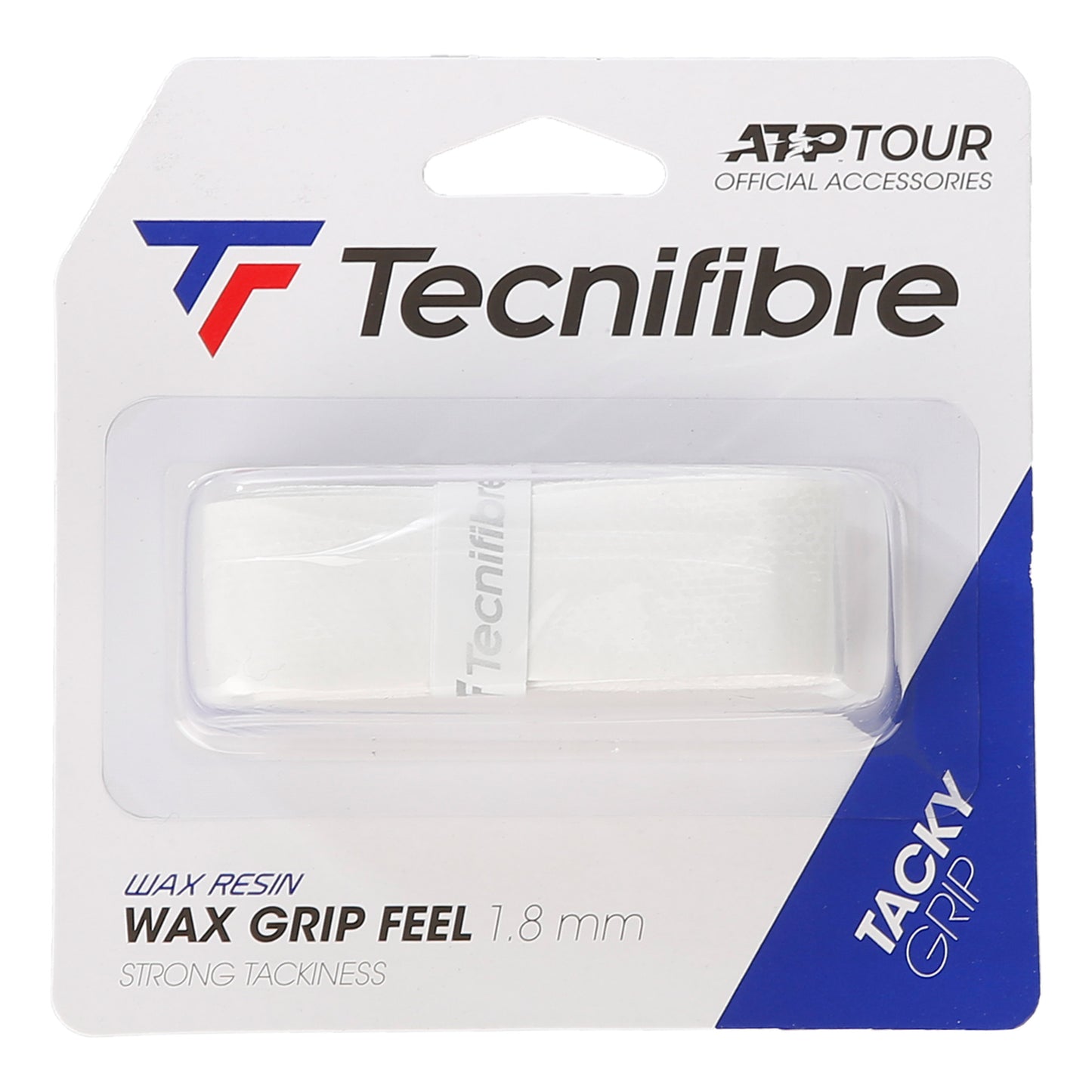 Tecnifibre Wax Feel Grip Opakowanie 1 Szt.-Biały Tecnifibre Wax Feel Grip Opakowanie 1 Szt.-Biały