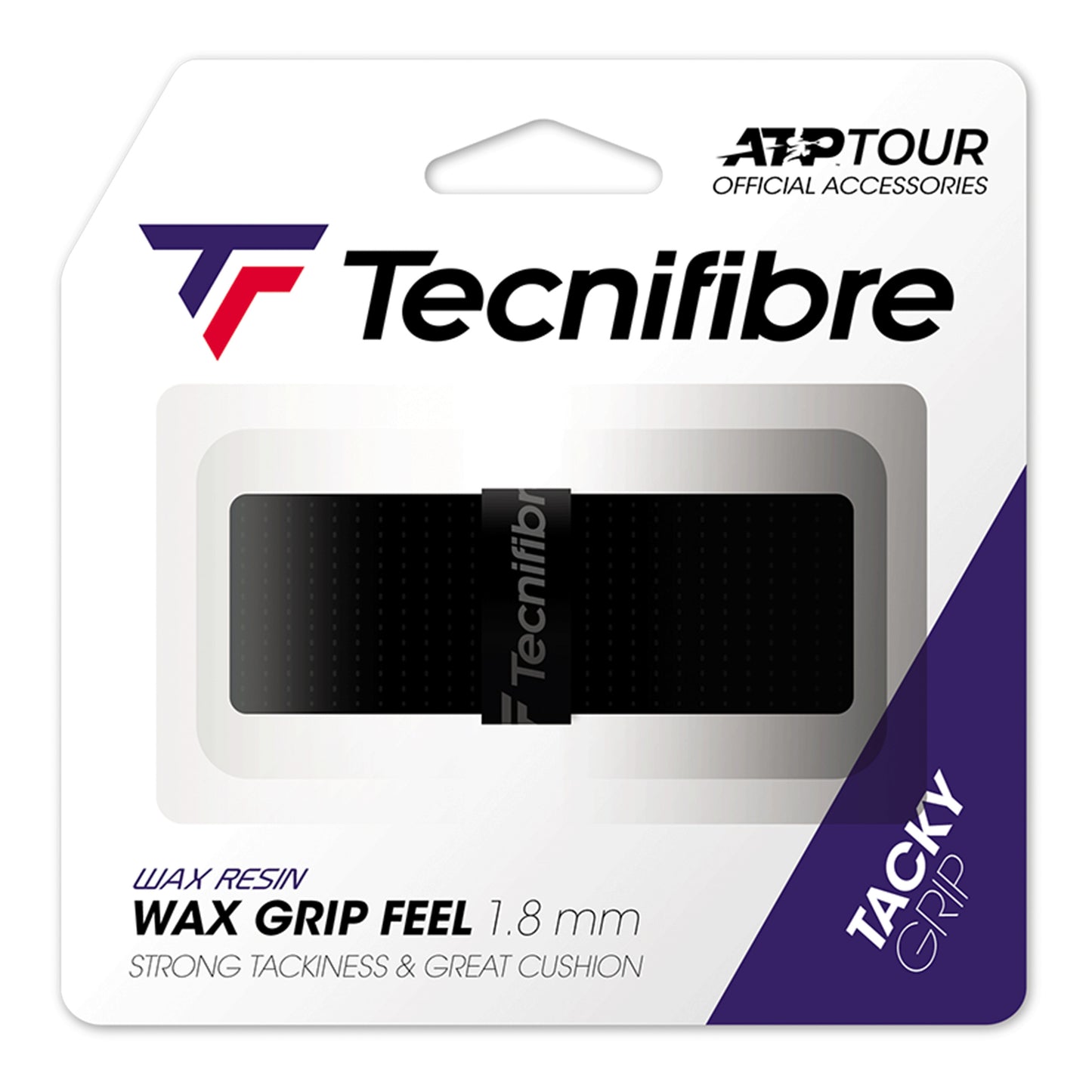 Tecnifibre Wax Feel Grip Opakowanie 1 szt.-czarny Tecnifibre Wax Feel Grip Opakowanie 1 szt.-czarny