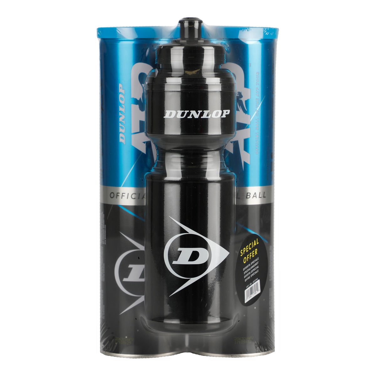 Dunlop ATP 2x 4er Dose + Trinkflasche Dunlop ATP 2x 4er Dose + Trinkflasche