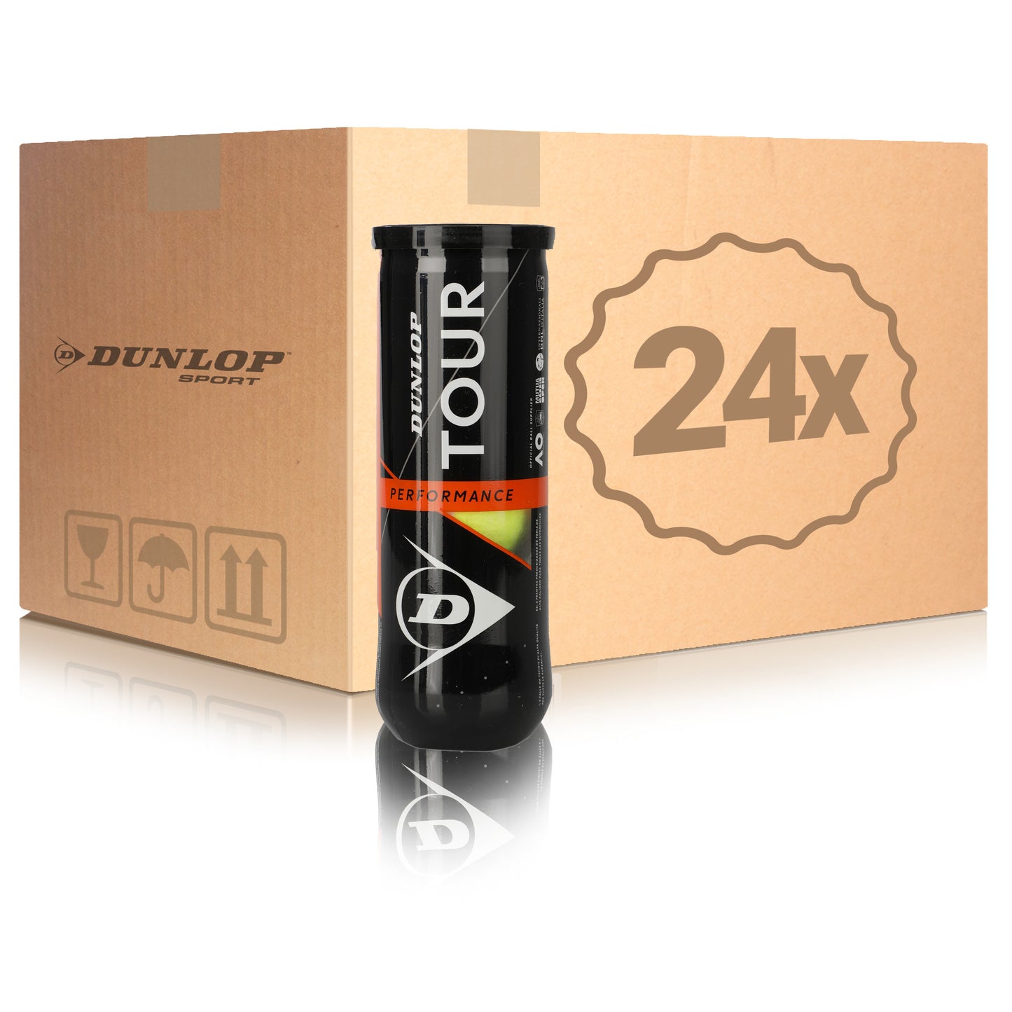 Dunlop 24x puszka 3 szt. Tour Performance W KARTONIE Dunlop 24x puszka 3 szt. Tour Performance W KARTONIE