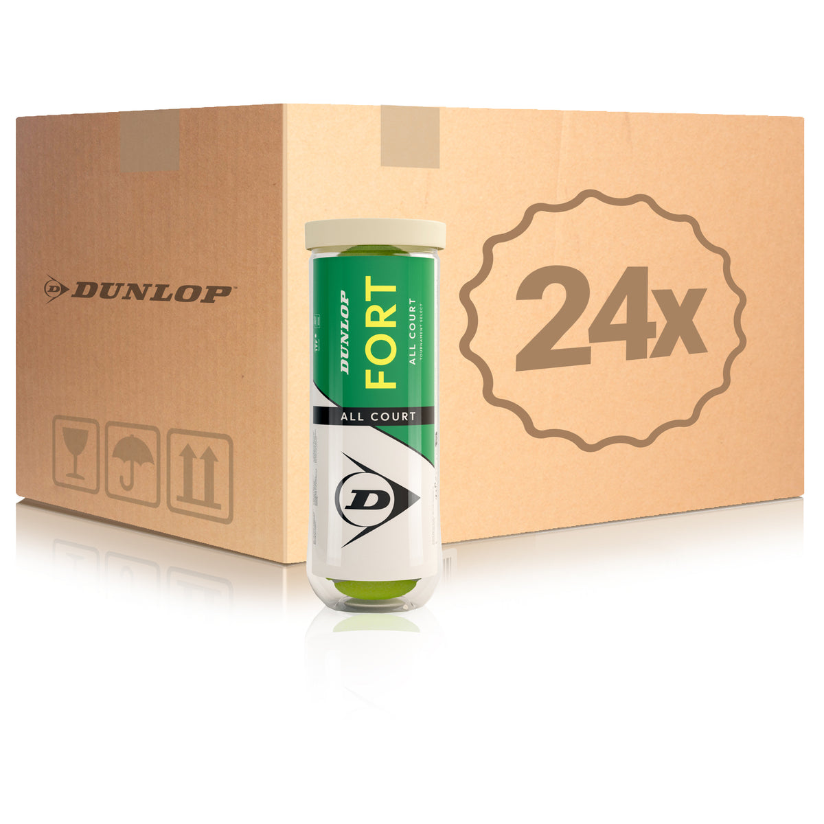 Dunlop 24x puszka 3 szt. Fort All Court Dunlop 24x puszka 3 szt. Fort All Court