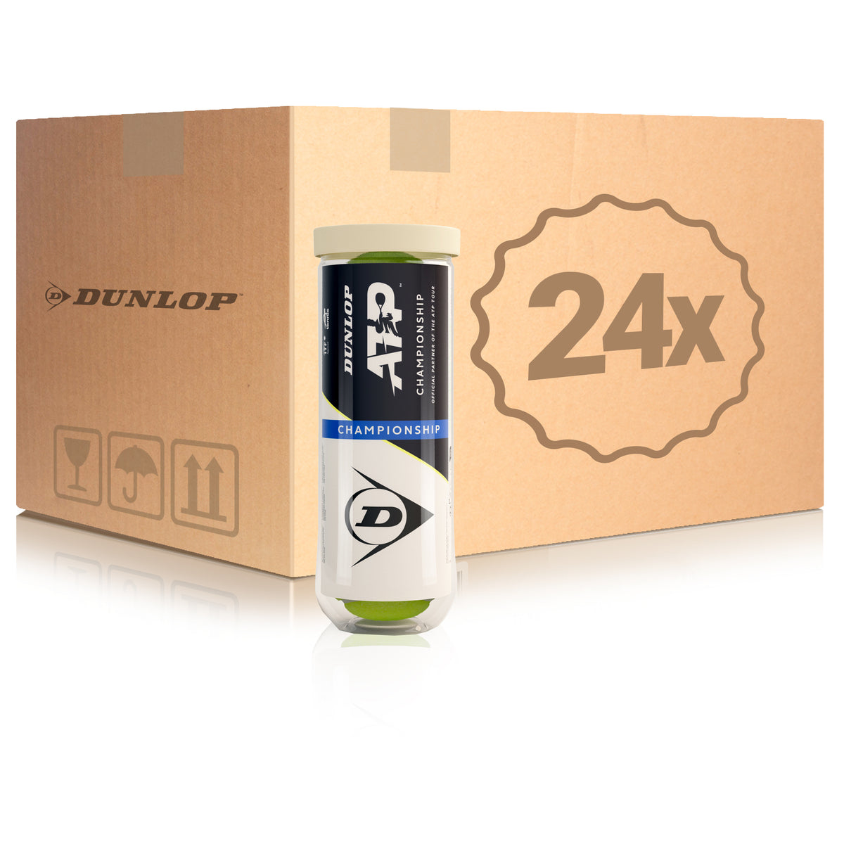Dunlop 24x puszka 3 szt. ATP Championship Dunlop 24x puszka 3 szt. ATP Championship