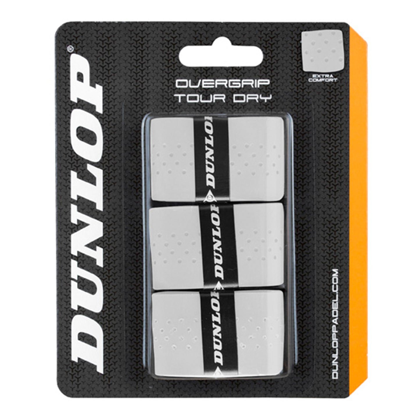 Dunlop Tour Dry Opakowanie 3 szt.-biały Dunlop Tour Dry Opakowanie 3 szt.-biały