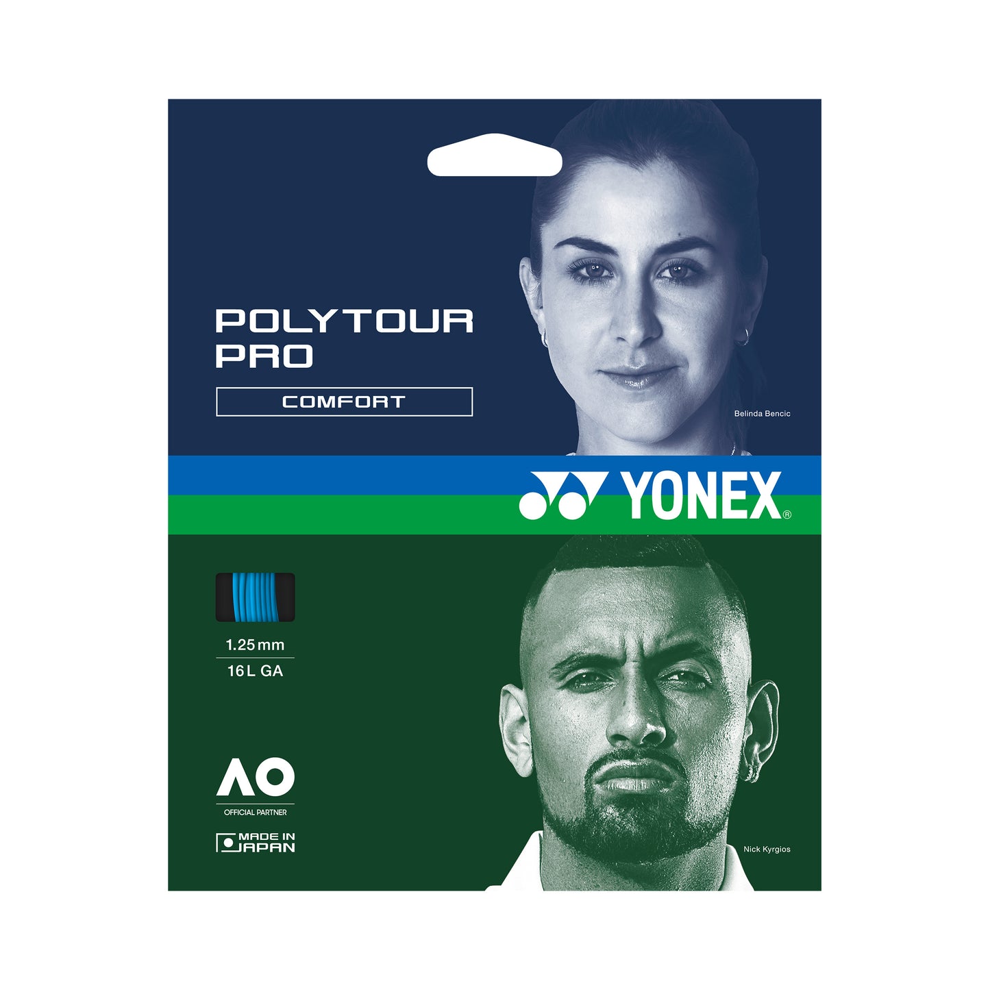 Yonex Poly Tour Pro Zestaw naciągów 12m - niebieski Yonex Poly Tour Pro Zestaw naciągów 12m - niebieski