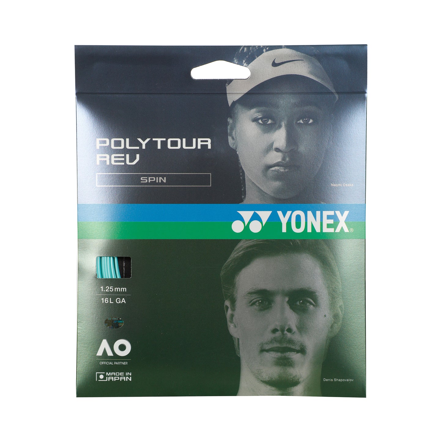Yonex Poly Tour Rev Zestaw Naciągów 12m-Mięta Yonex Poly Tour Rev Zestaw Naciągów 12m-Mięta