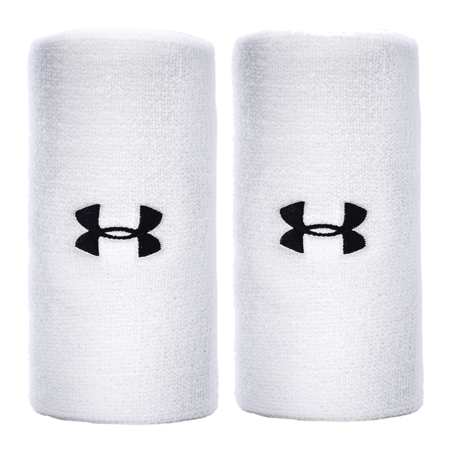 Under Armour Performance Opaska przeciwpotna Opakowanie 2 szt. długi - biały, czarny Under Armour Performance Opaska przeciwpotna Opakowanie 2 szt. długi - biały, czarny