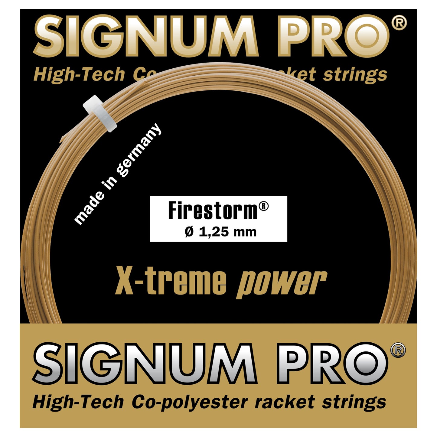 Signum Pro Firestorm Metallic Zestaw Naciągów 12,2m-Złoto Signum Pro Firestorm Metallic Zestaw Naciągów 12,2m-Złoto