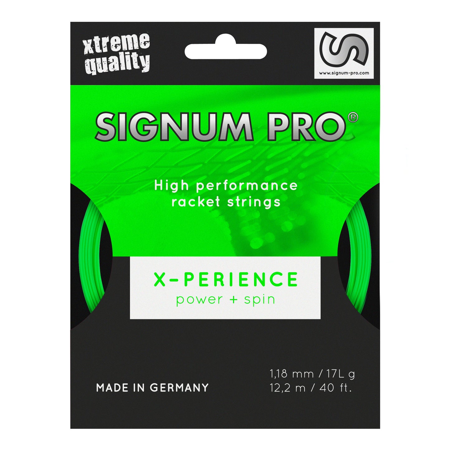 Signum Pro Xperience Zestaw Naciągów 12m-Neonowy Zielony Signum Pro Xperience Zestaw Naciągów 12m-Neonowy Zielony
