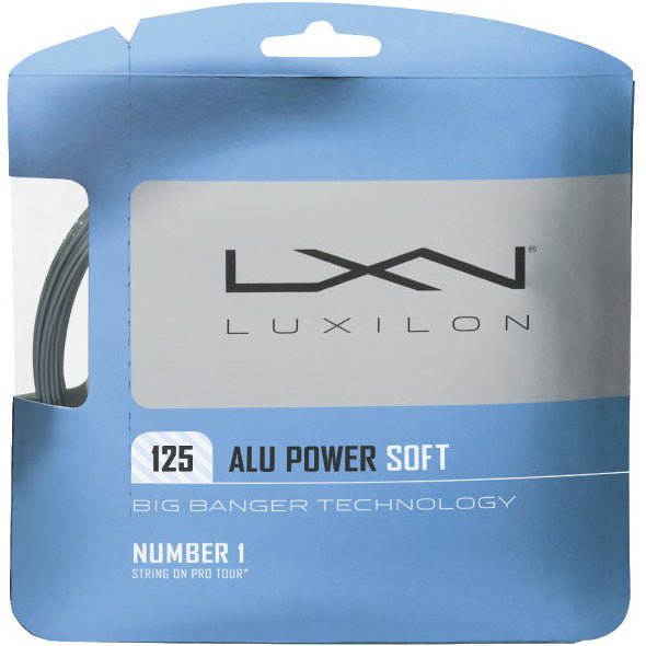 Luxilon Alu Power Soft Zestaw Naciągów 12,2m-Srebrny Luxilon Alu Power Soft Zestaw Naciągów 12,2m-Srebrny