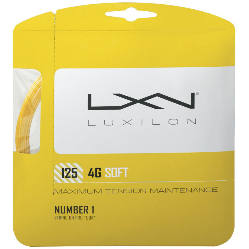 Luxilon 4G Soft Zestaw naciągów 12,2m - złoto Luxilon 4G Soft Zestaw naciągów 12,2m - złoto