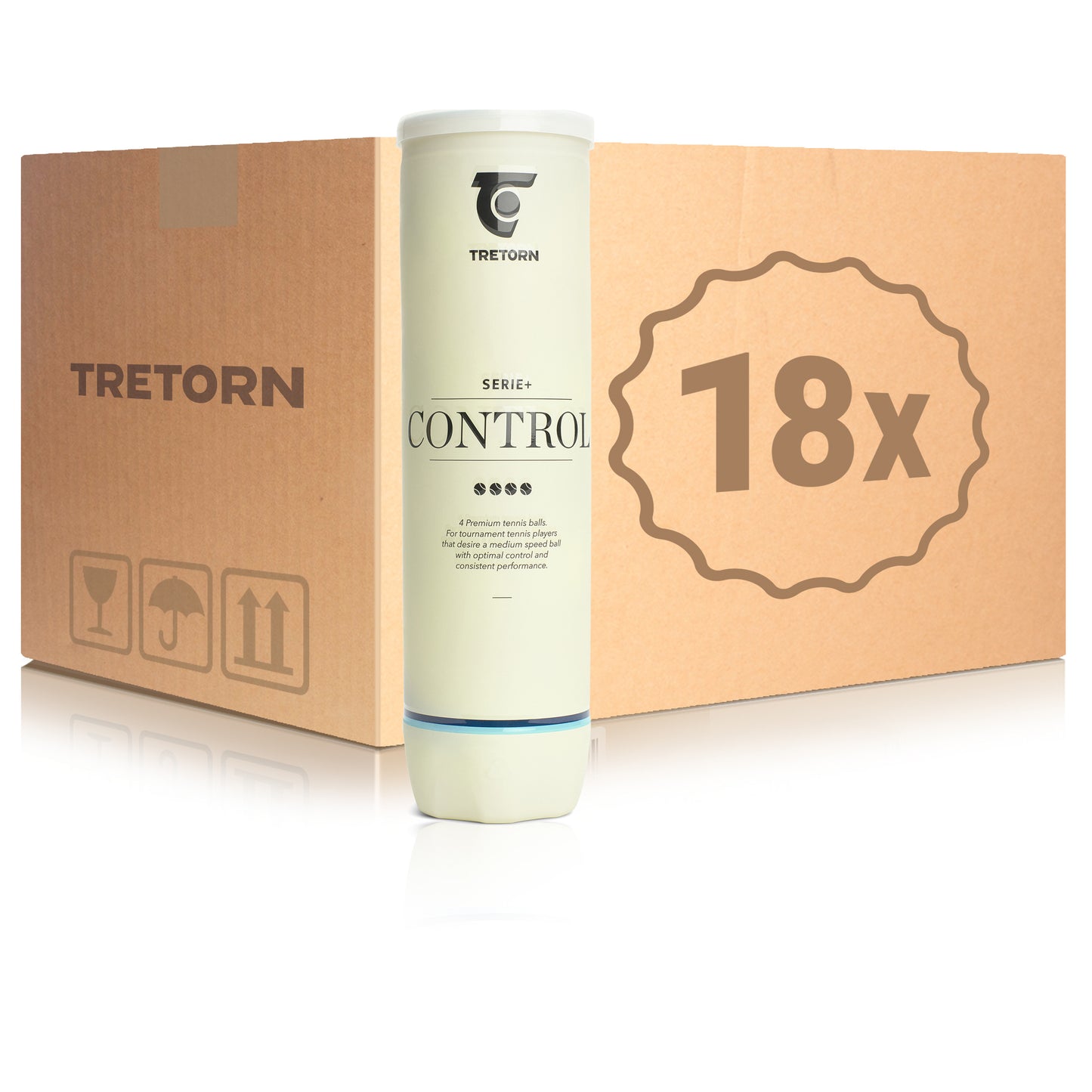 Tretorn 18x puszka 4 szt. Serie+Control Tretorn 18x puszka 4 szt. Serie+Control