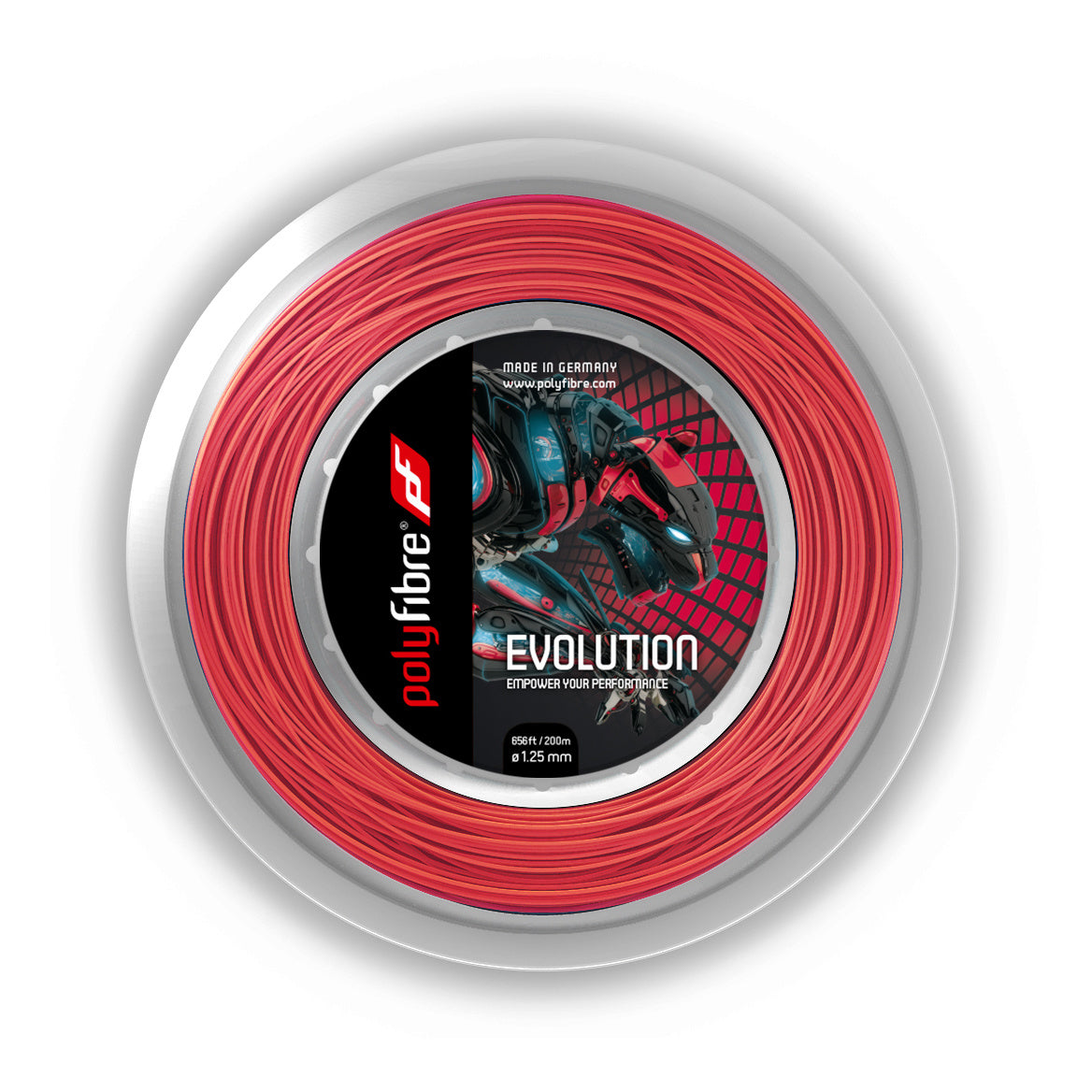Polyfibre Evolution Szpula Do Naciągów 200m-Czerwony Polyfibre Evolution Szpula Do Naciągów 200m-Czerwony