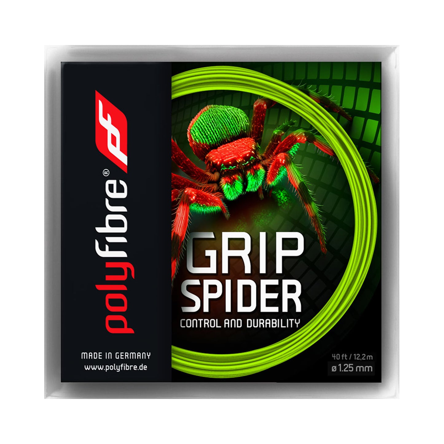 Polyfibre Grip Spider Zestaw Naciągów 12,2m-Zieleń Polyfibre Grip Spider Zestaw Naciągów 12,2m-Zieleń