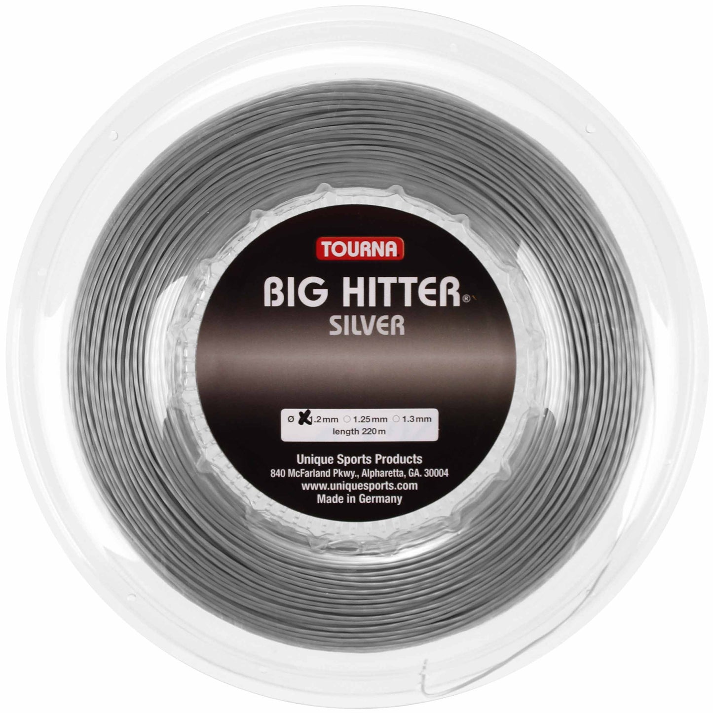Tourna Big Hitter Szpula Do Naciągów 220m-Srebrny Tourna Big Hitter Szpula Do Naciągów 220m-Srebrny