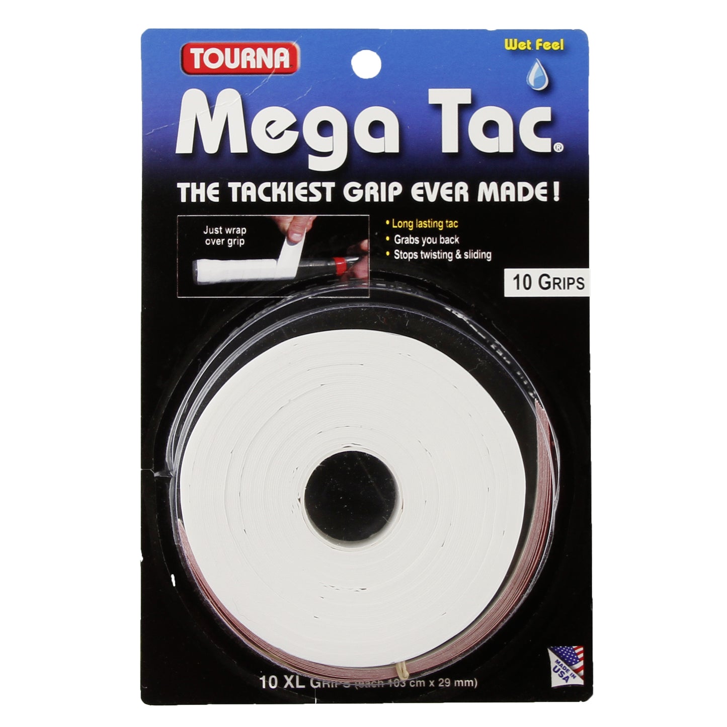 Tourna Mega Tac Opakowanie 10 Szt.-Biały Tourna Mega Tac Opakowanie 10 Szt.-Biały