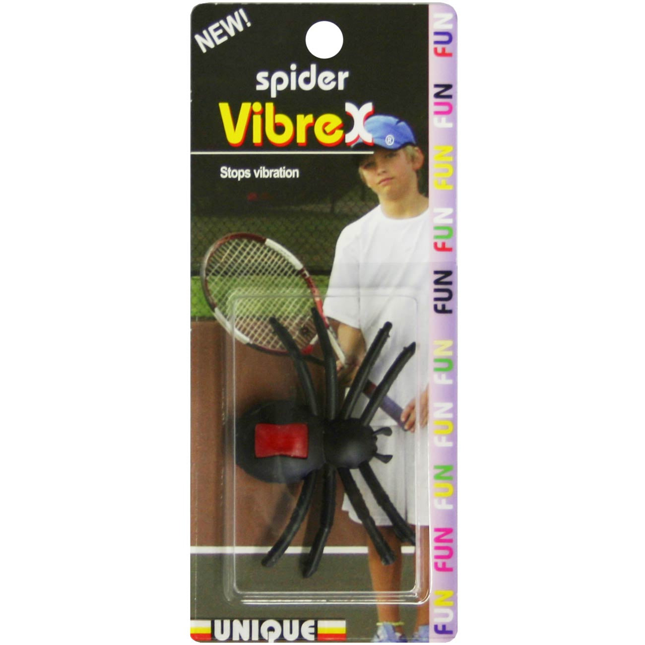Tourna Spider Vibrex Amortyzatory Opakowanie 1 szt.-czarny Tourna Spider Vibrex Amortyzatory Opakowanie 1 szt.-czarny