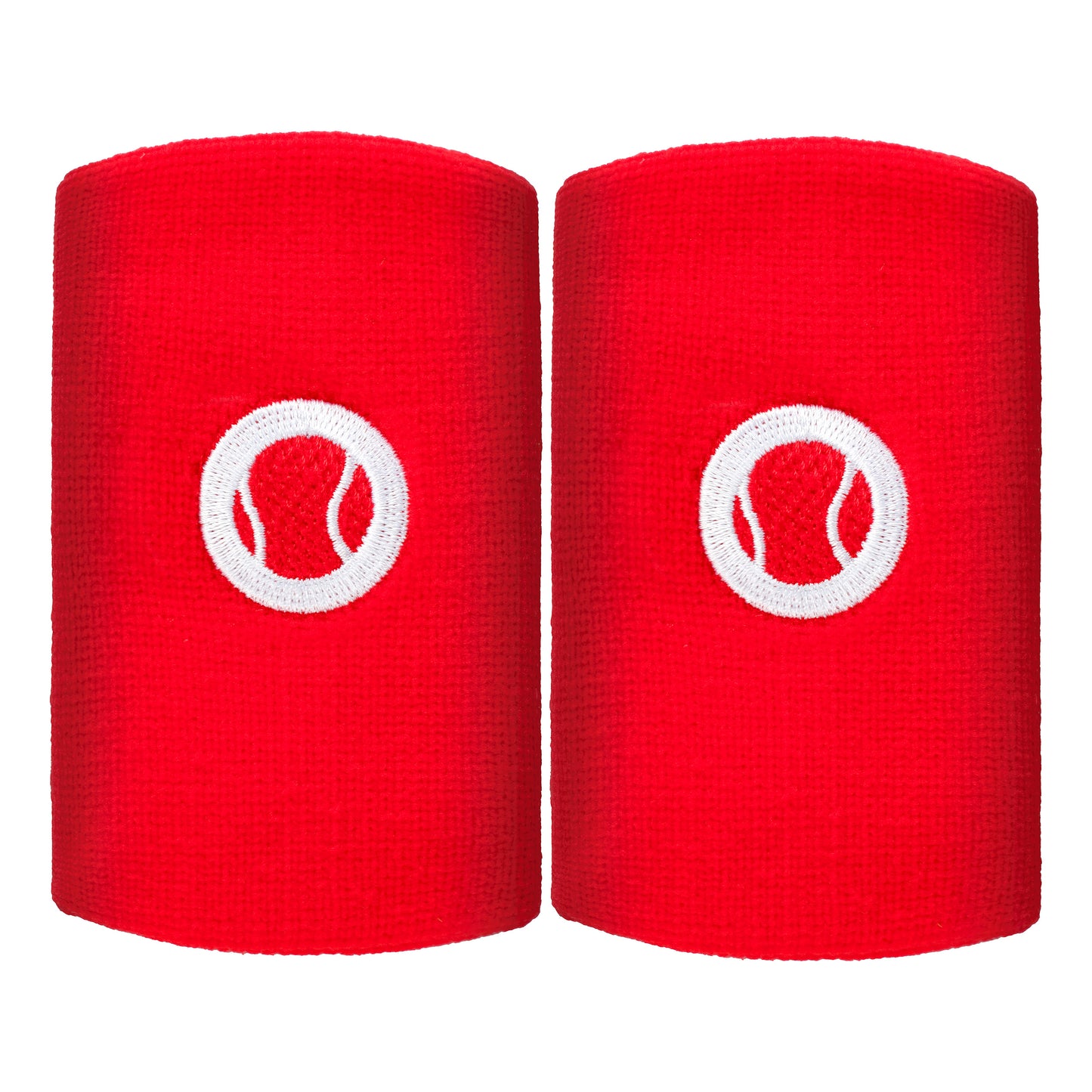 Tennis-Point Long Opaska przeciwpotna Opakowanie 2 szt. Unisex - czerwony, Tennis-Point Long Opaska przeciwpotna Opakowanie 2 szt. Unisex - czerwony,