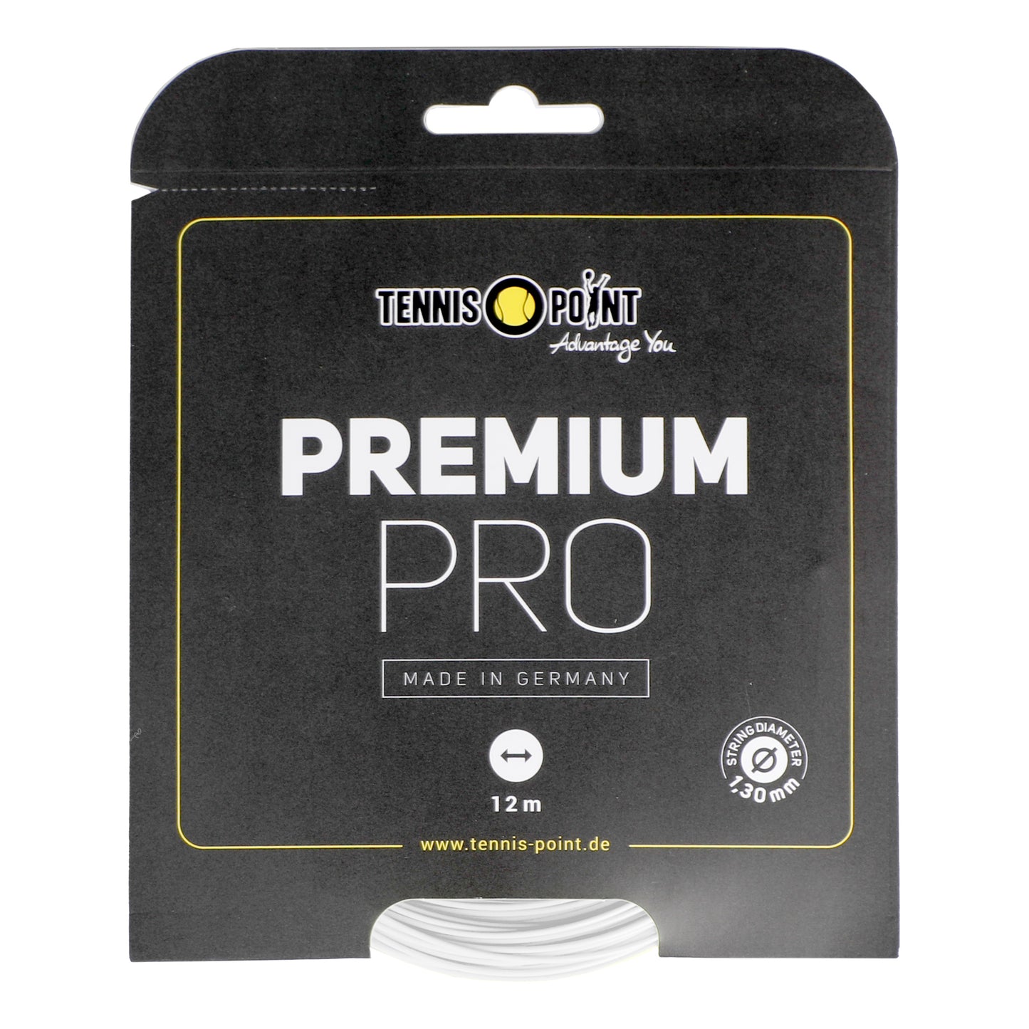 Tennis-Point Premium Pro Zestaw Naciągów 12m-Biały Tennis-Point Premium Pro Zestaw Naciągów 12m-Biały