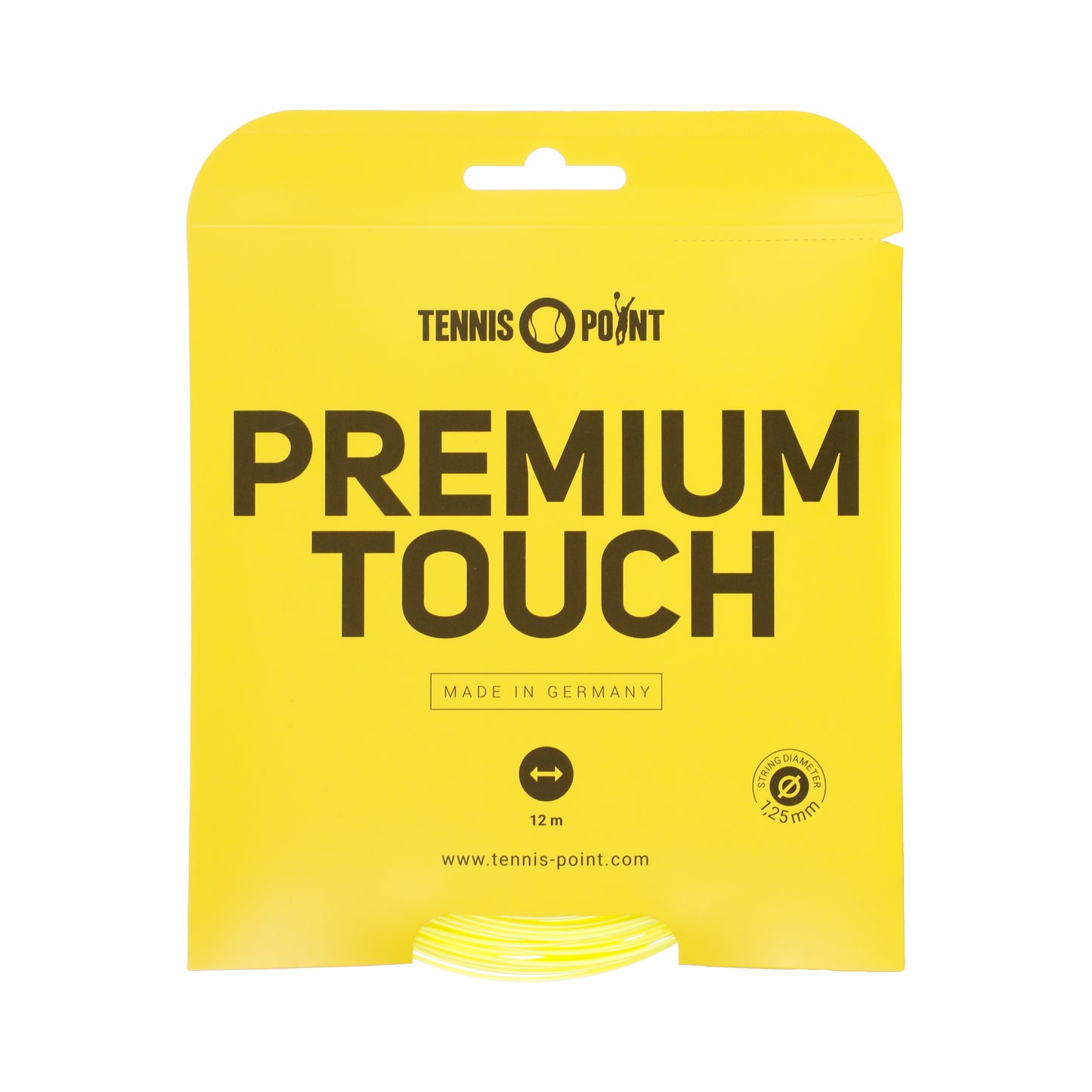 Tennis-Point Premium Touch Zestaw Naciągów 12m-Neonowy Żółty Tennis-Point Premium Touch Zestaw Naciągów 12m-Neonowy Żółty