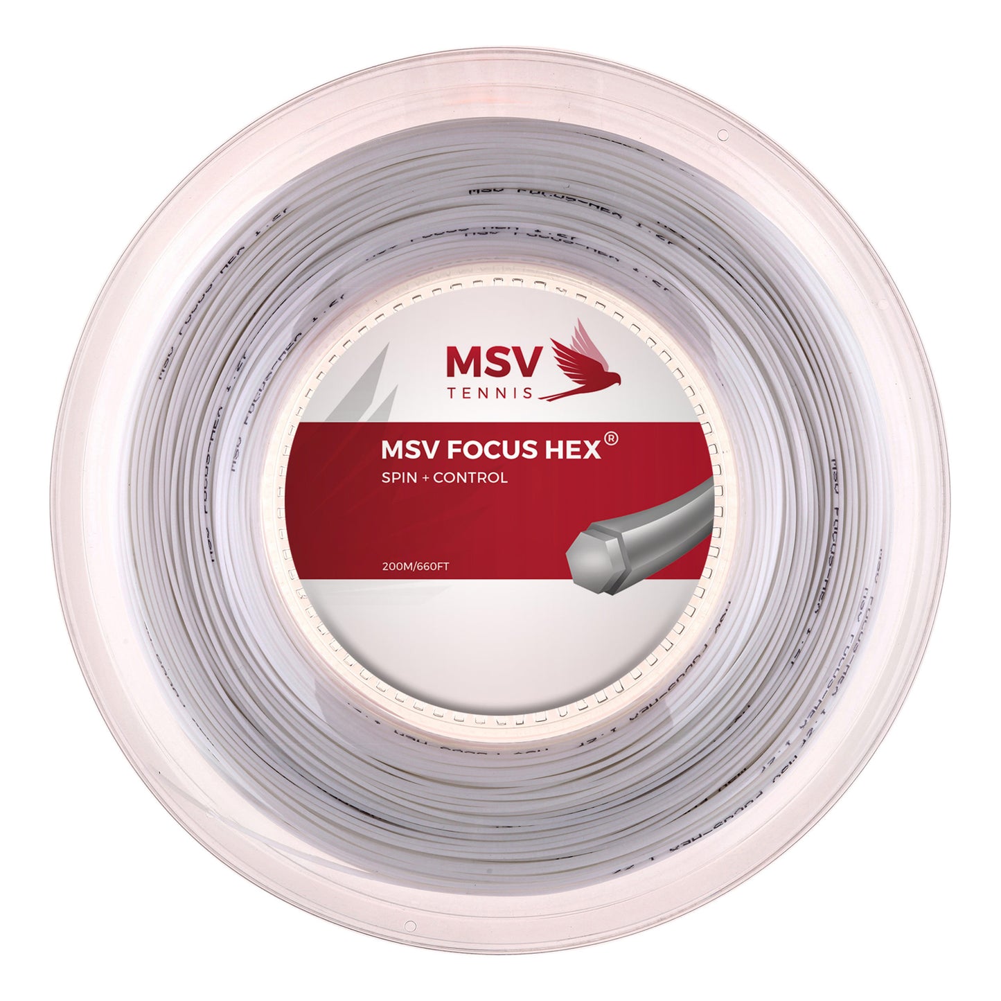 MSV Focus-HEX Szpula Do Naciągów 200m-Biały MSV Focus-HEX Szpula Do Naciągów 200m-Biały