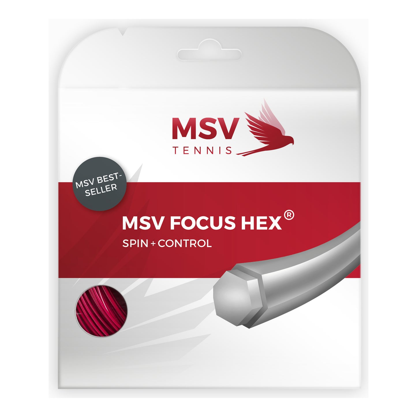 MSV Focus-HEX Zestaw Naciągów 12m-Czerwony MSV Focus-HEX Zestaw Naciągów 12m-Czerwony