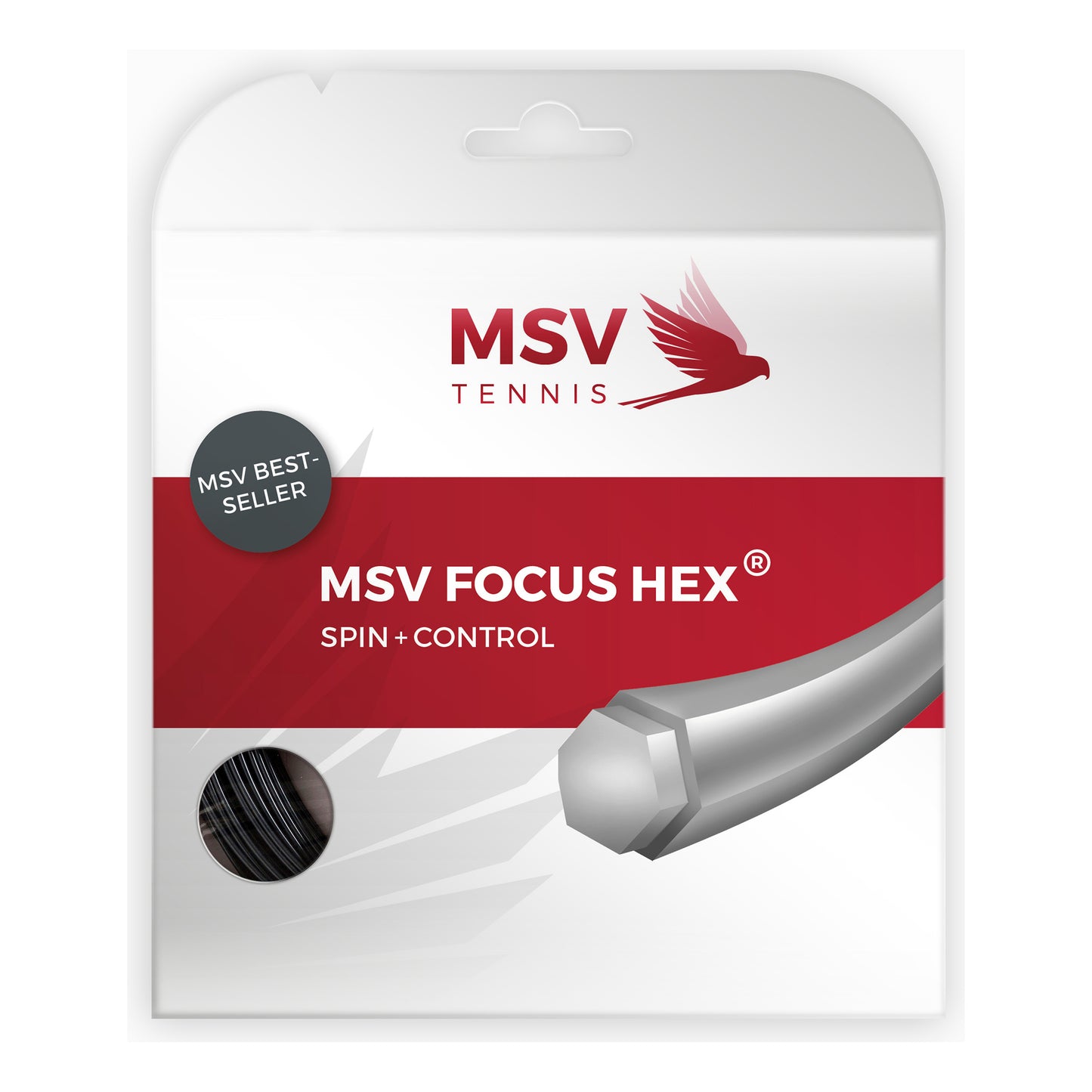 MSV Focus-HEX Zestaw Naciągów 12m-Czarny MSV Focus-HEX Zestaw Naciągów 12m-Czarny