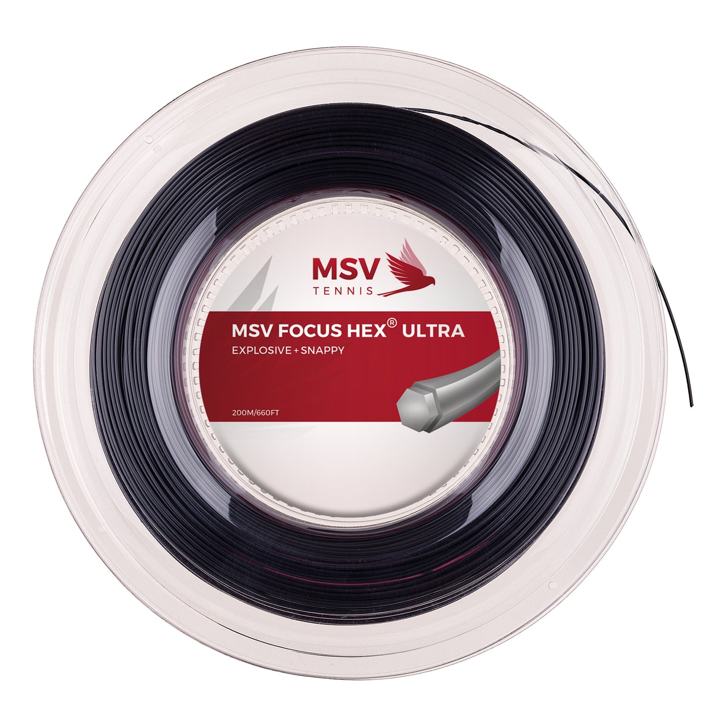 MSV Focus-HEX Ultra Szpula Do Naciągów 200m-Czarny MSV Focus-HEX Ultra Szpula Do Naciągów 200m-Czarny