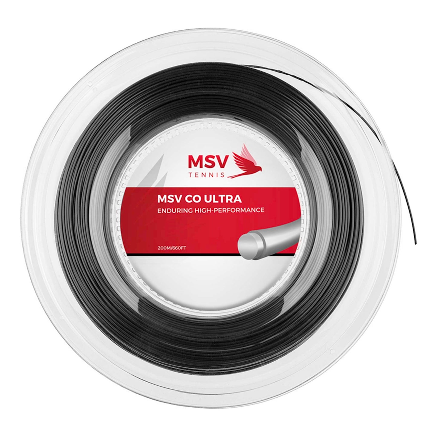 MSV Co Ultra Szpula Do Naciągów 200m-Czarny MSV Co Ultra Szpula Do Naciągów 200m-Czarny