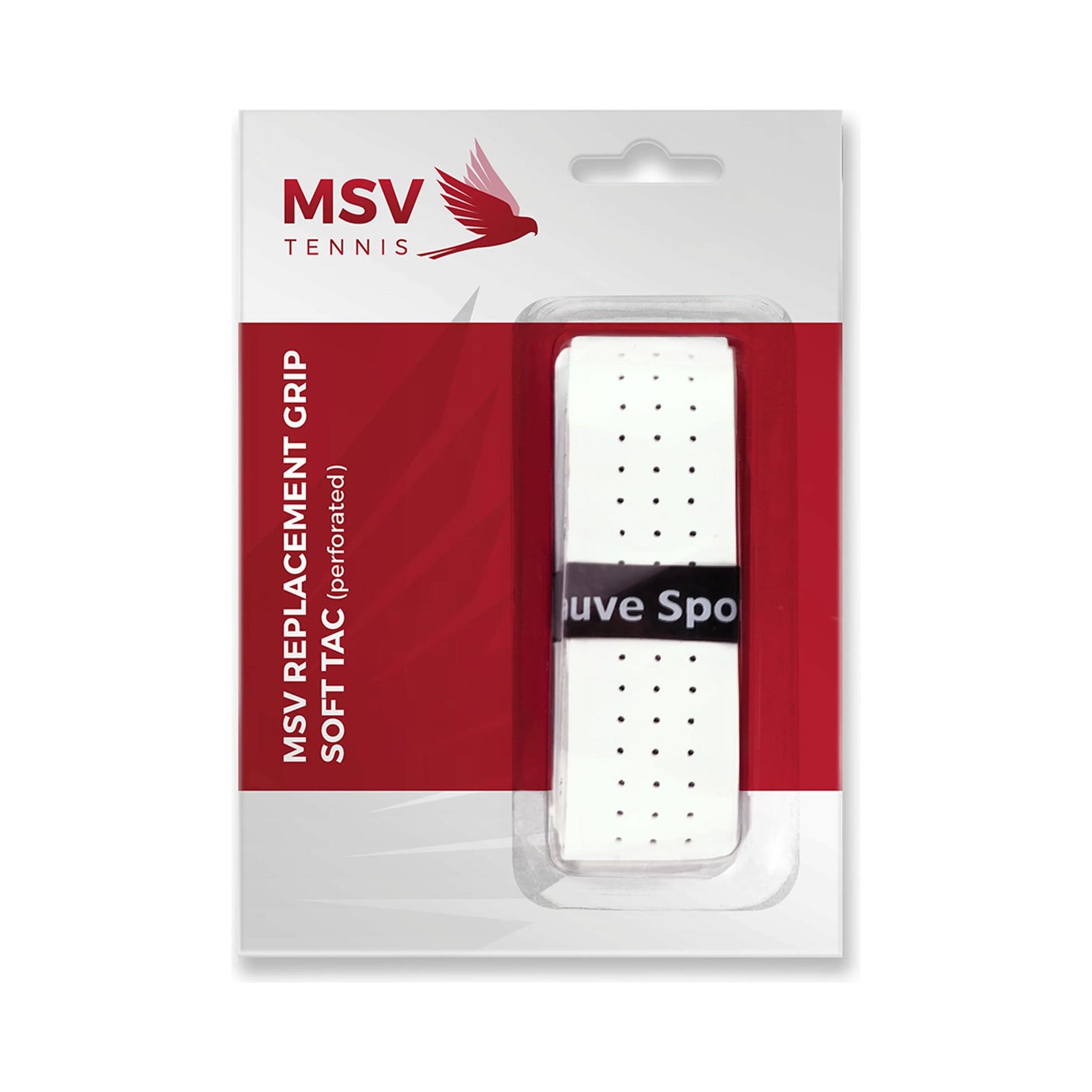 MSV Basic Grip Soft-Tac perforated Opakowanie 1 szt. - biały MSV Basic Grip Soft-Tac perforated Opakowanie 1 szt. - biały