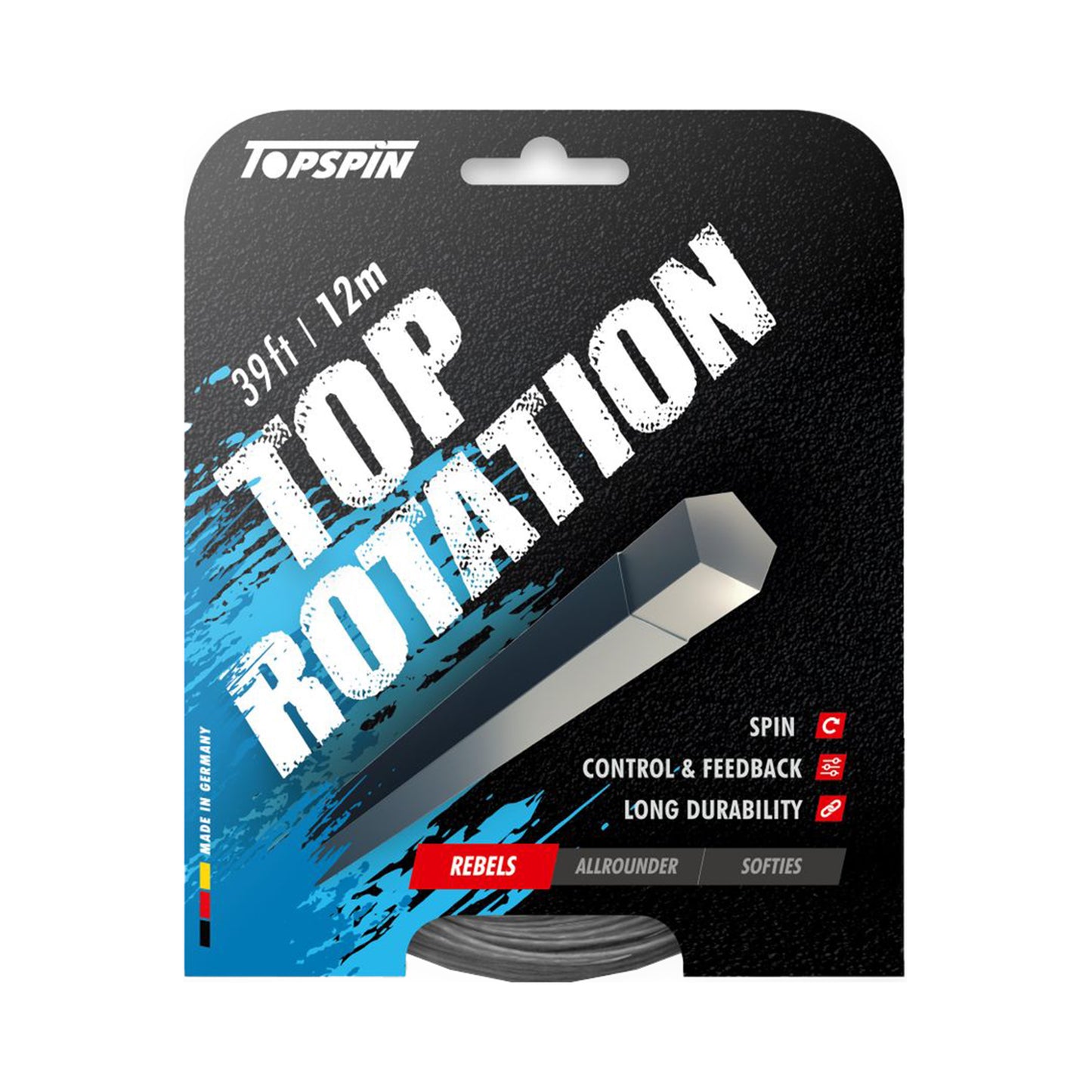 Topspin Top Rotation 12m Zestaw Naciągów-Szary Topspin Top Rotation 12m Zestaw Naciągów-Szary